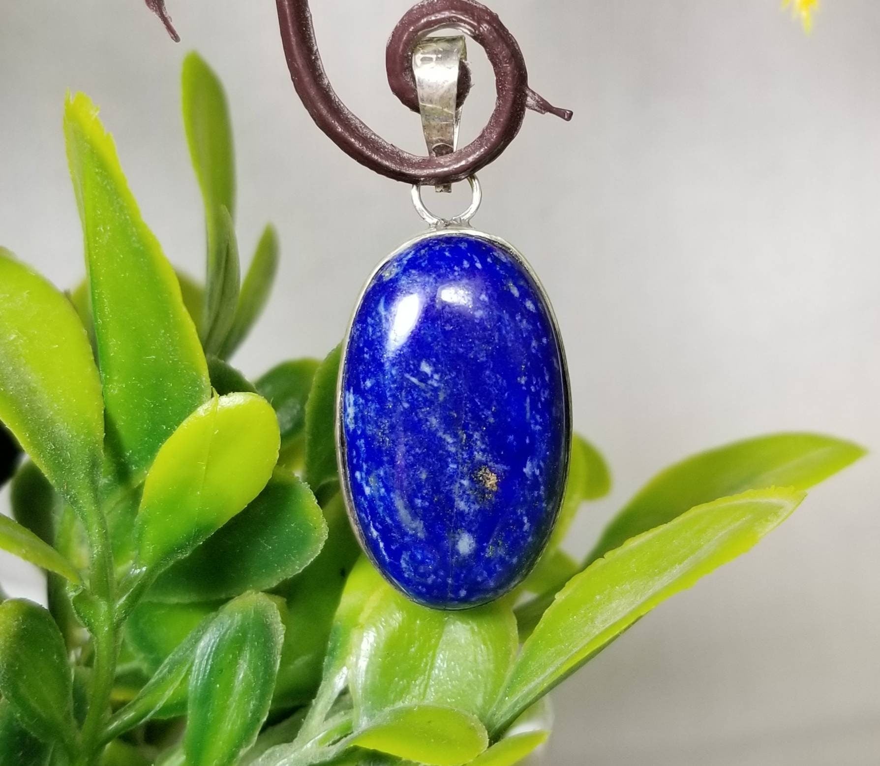 ARSAA GEMS AND MINERALSNatural good quality locket size lapis lazuli silver pendant - Premium  from ARSAA GEMS AND MINERALS - Just $15.00! Shop now at ARSAA GEMS AND MINERALS