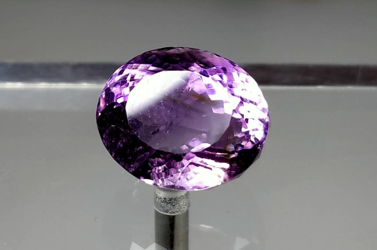 ARSAA GEMS AND MINERALSNatural good quality ring size faceted amythest gem - Premium  from ARSAA GEMS AND MINERALS - Just $37.00! Shop now at ARSAA GEMS AND MINERALS