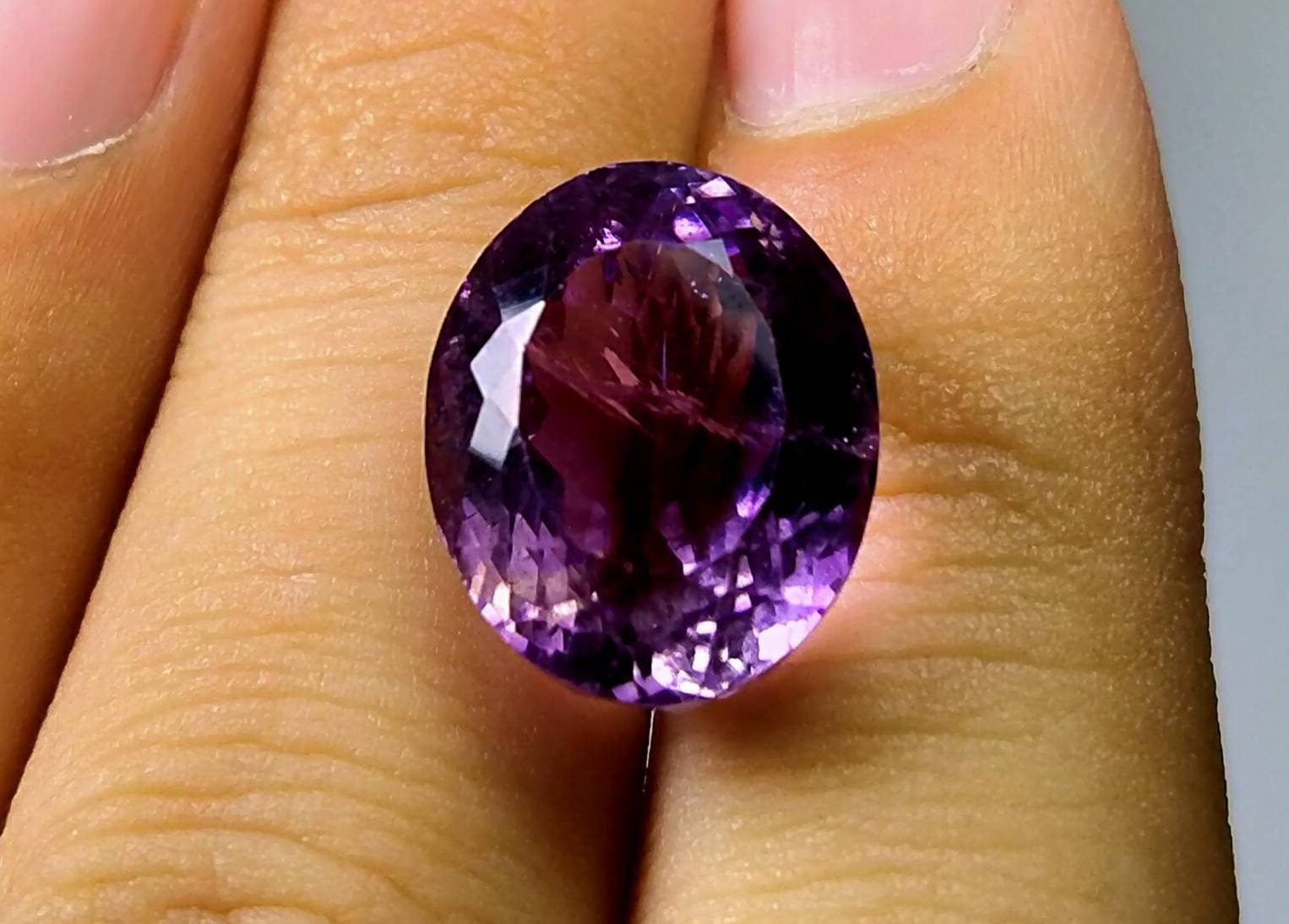 ARSAA GEMS AND MINERALSNatural good quality ring size faceted amythest gem - Premium  from ARSAA GEMS AND MINERALS - Just $37.00! Shop now at ARSAA GEMS AND MINERALS