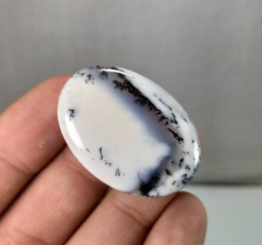 ARSAA GEMS AND MINERALSNatural good quality beautiful Oval shape 44 carats dendritic opal cabochon - Premium  from ARSAA GEMS AND MINERALS - Just $15.00! Shop now at ARSAA GEMS AND MINERALS