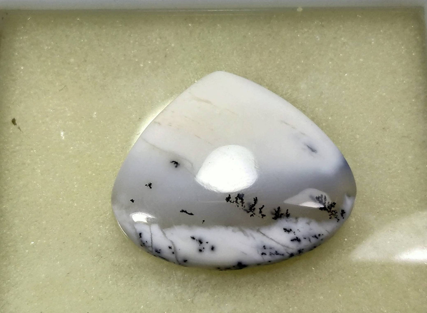 ARSAA GEMS AND MINERALSNatural top quality beautiful pear shape dendritic opal cabochon - Premium  from ARSAA GEMS AND MINERALS - Just $12.00! Shop now at ARSAA GEMS AND MINERALS