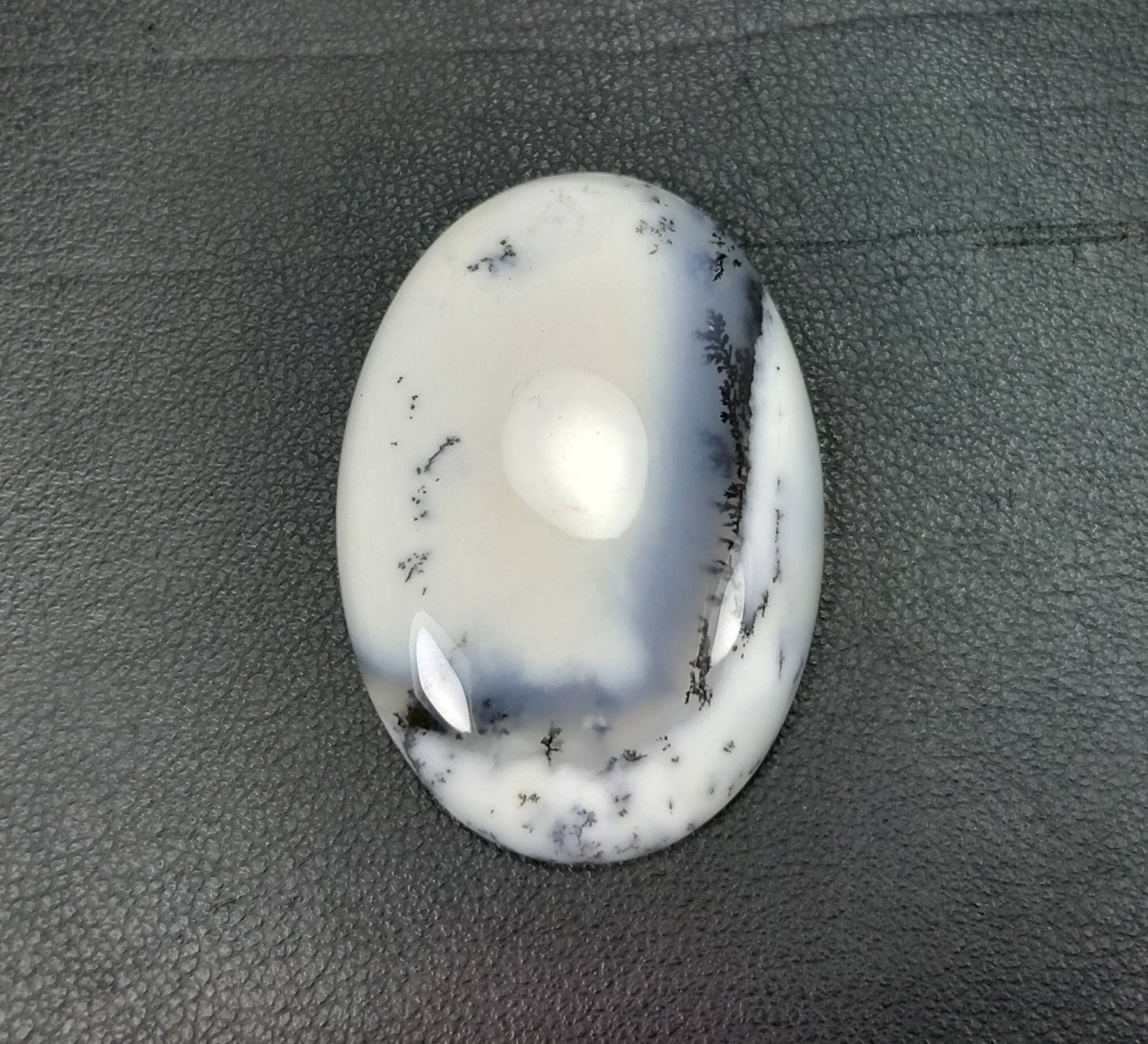 ARSAA GEMS AND MINERALSNatural good quality beautiful Oval shape 44 carats dendritic opal cabochon - Premium  from ARSAA GEMS AND MINERALS - Just $15.00! Shop now at ARSAA GEMS AND MINERALS
