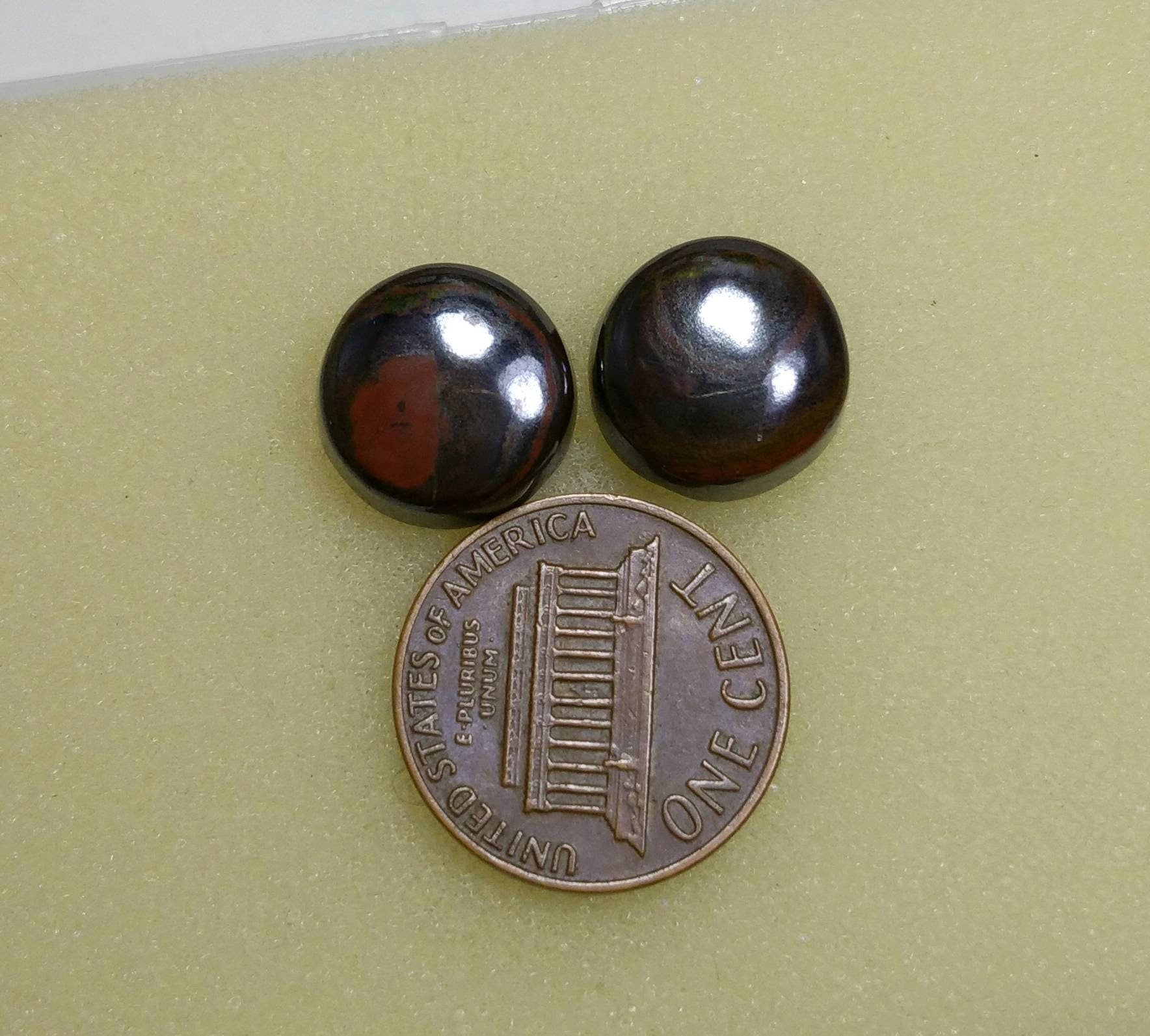 ARSAA GEMS AND MINERALSNatural fine quality beautiful 18 carats Pair of jasper cabochons - Premium  from ARSAA GEMS AND MINERALS - Just $12.00! Shop now at ARSAA GEMS AND MINERALS