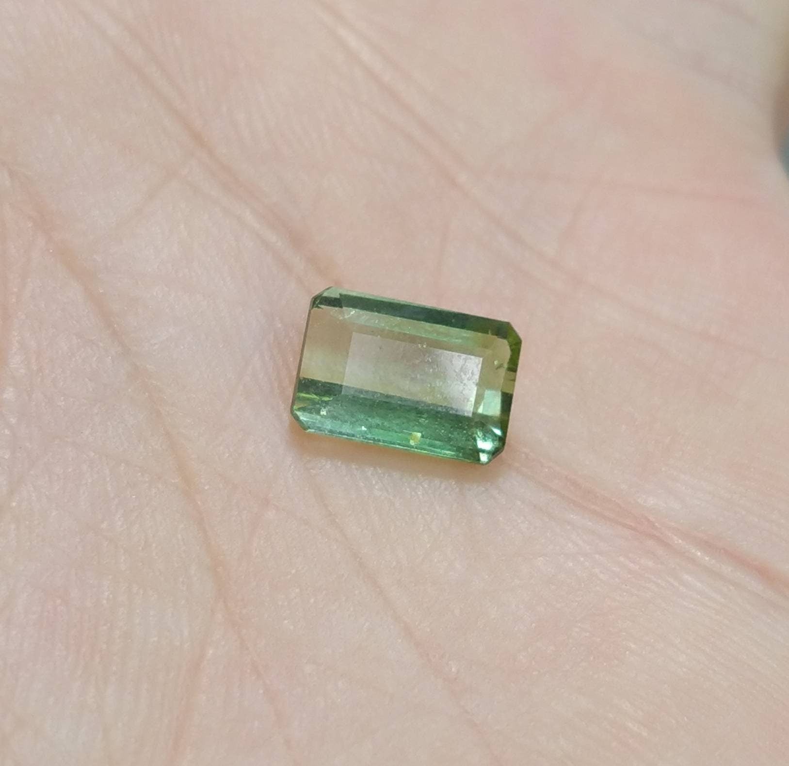 ARSAA GEMS AND MINERALSNatural high quality beautiful 2 carats faceted green tourmaline gem - Premium  from ARSAA GEMS AND MINERALS - Just $40.00! Shop now at ARSAA GEMS AND MINERALS