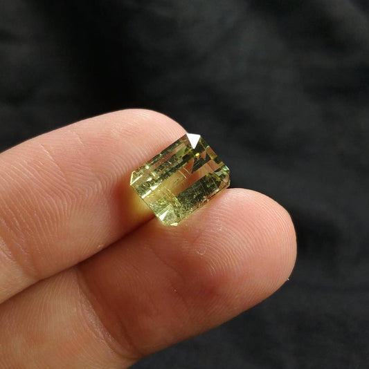 ARSAA GEMS AND MINERALSNatural high quality beautiful 6 carats faceted radiant shape yellow tourmaline gem - Premium  from ARSAA GEMS AND MINERALS - Just $75.00! Shop now at ARSAA GEMS AND MINERALS