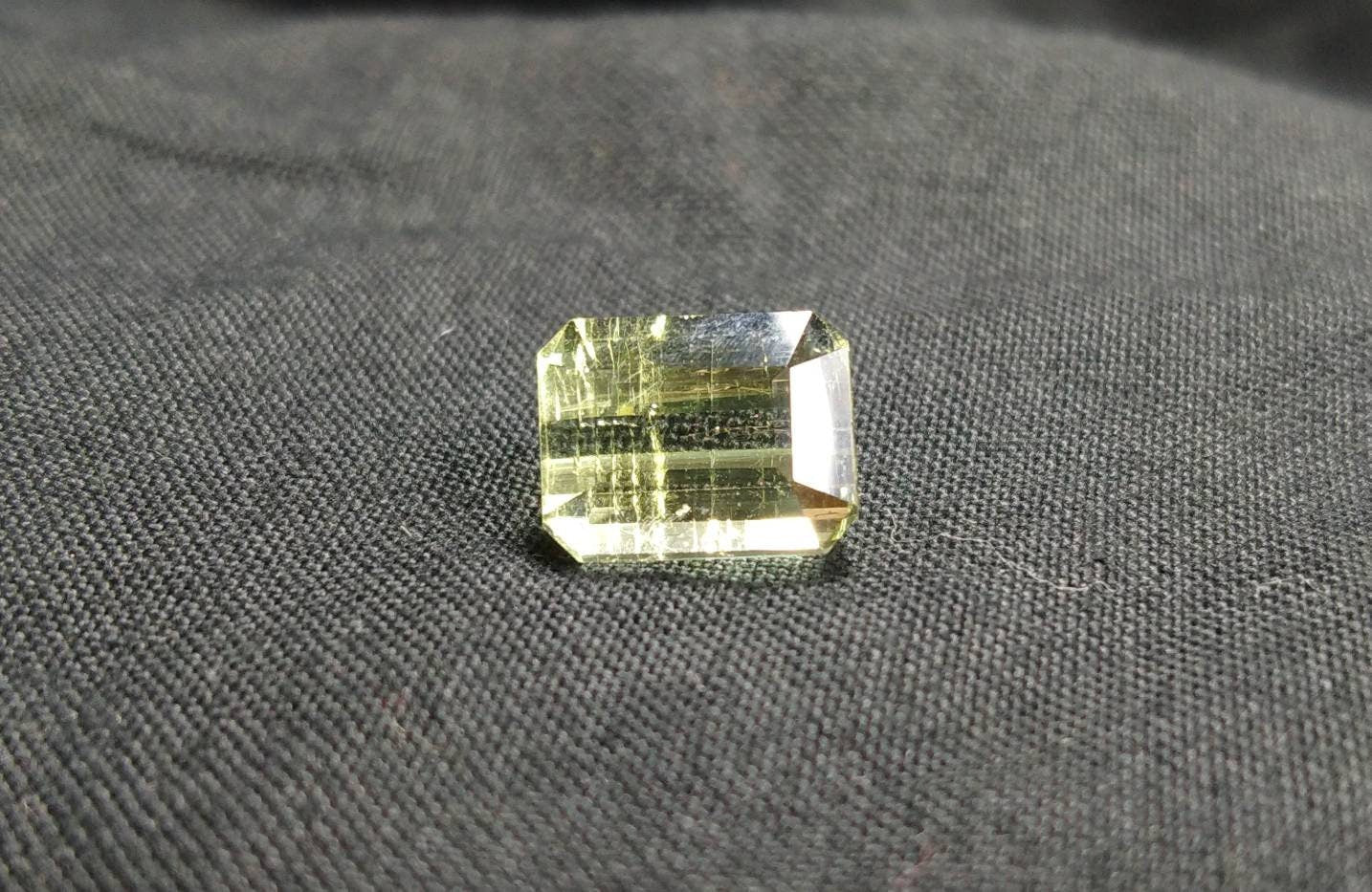 ARSAA GEMS AND MINERALSNatural high quality beautiful 6 carats faceted radiant shape yellow tourmaline gem - Premium  from ARSAA GEMS AND MINERALS - Just $75.00! Shop now at ARSAA GEMS AND MINERALS
