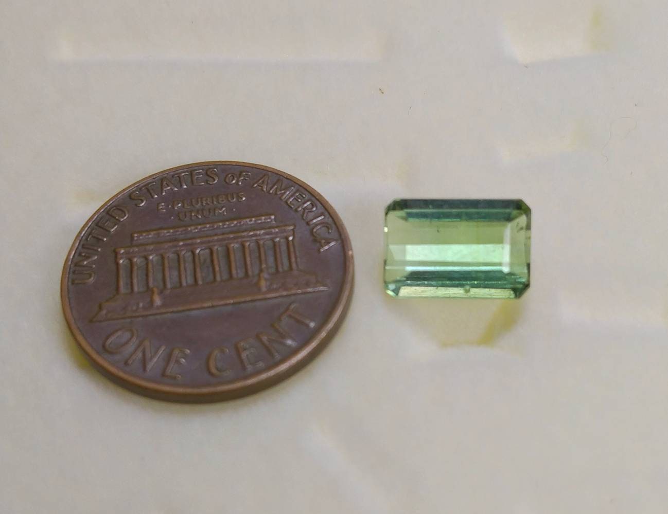 ARSAA GEMS AND MINERALSNatural high quality beautiful 2 carats faceted green tourmaline gem - Premium  from ARSAA GEMS AND MINERALS - Just $40.00! Shop now at ARSAA GEMS AND MINERALS