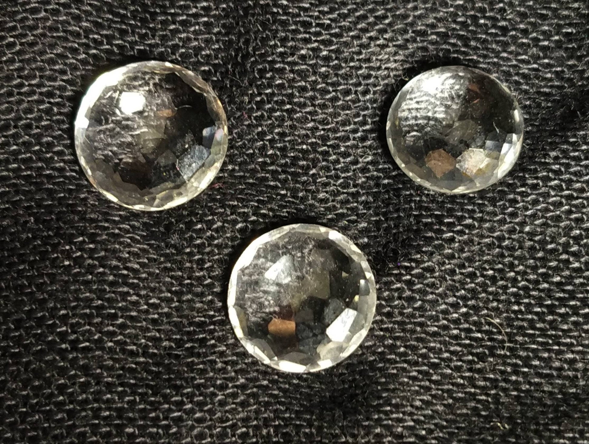 ARSAA GEMS AND MINERALSNatural top quality beautiful 8 carats small set of rose cut Faceted quartz Cabochons - Premium  from ARSAA GEMS AND MINERALS - Just $13.00! Shop now at ARSAA GEMS AND MINERALS