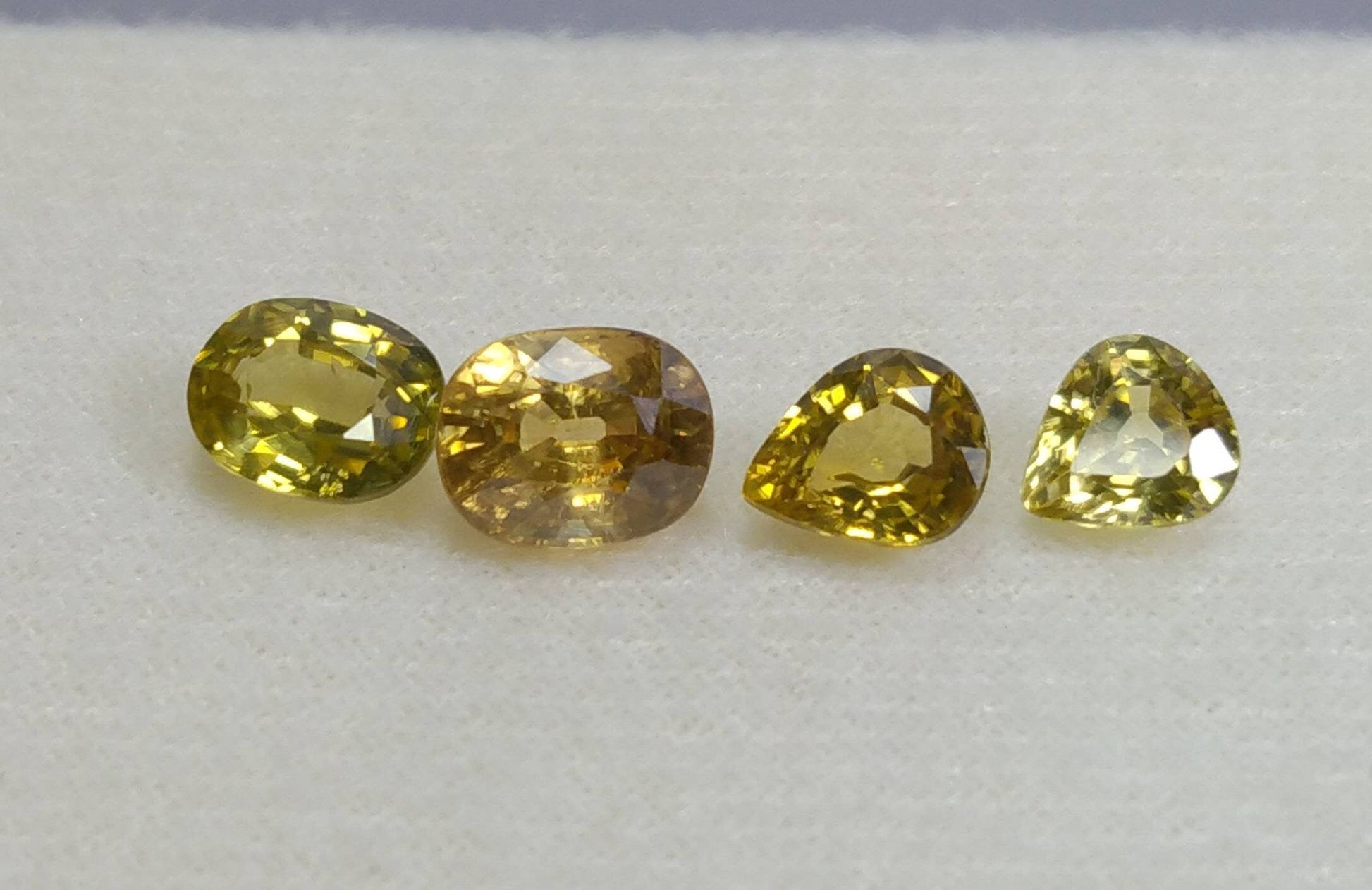 ARSAA GEMS AND MINERALSNatural top quality beautiful 9.5 carat Small sized set of faceted VV clarity zircon gems - Premium  from ARSAA GEMS AND MINERALS - Just $45.00! Shop now at ARSAA GEMS AND MINERALS