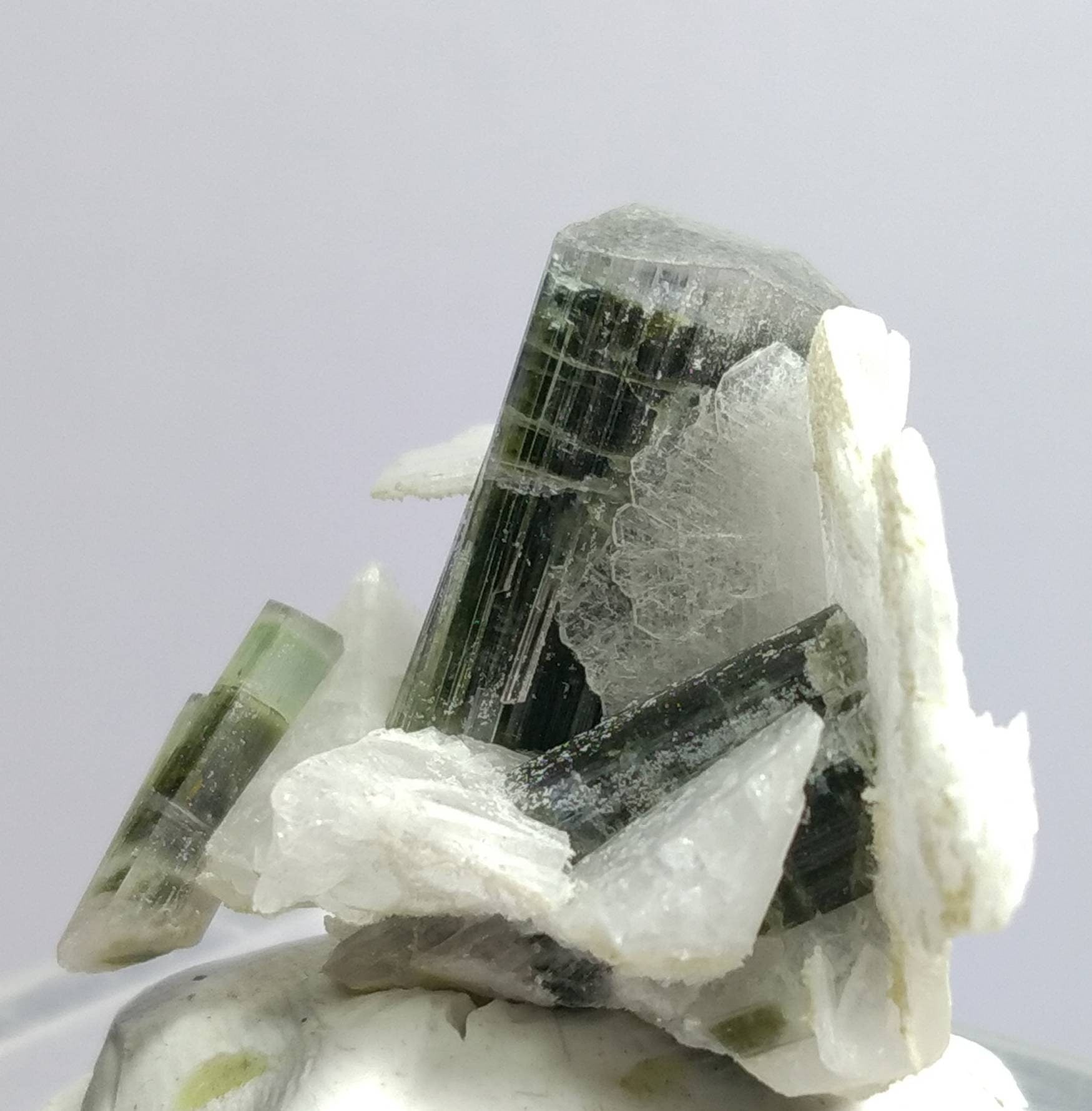 ARSAA GEMS AND MINERALSNatural top quality beautiful 9.8 grams  terminated green cap Tourmaline cluster - Premium  from ARSAA GEMS AND MINERALS - Just $55.00! Shop now at ARSAA GEMS AND MINERALS