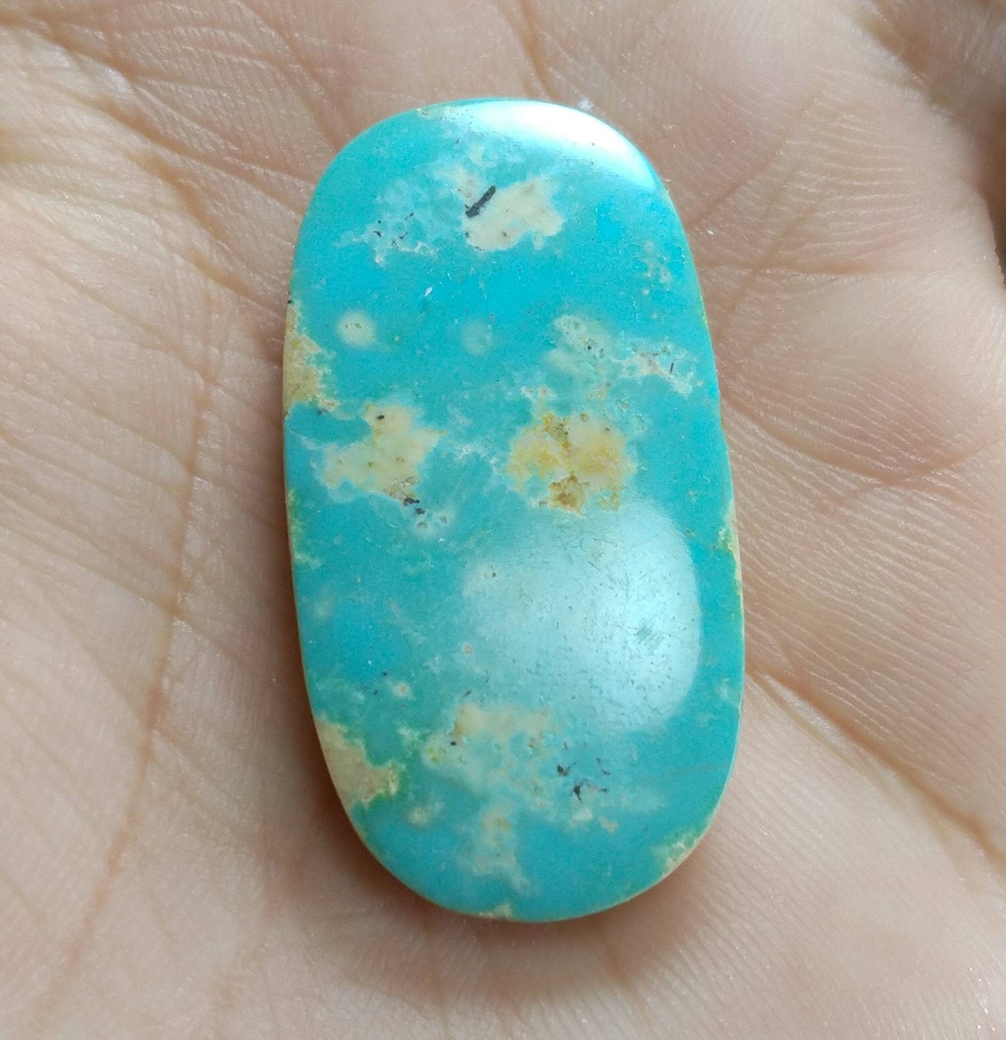 ARSAA GEMS AND MINERALSNatural top quality beautiful 52 carats untreated unheated oval shape turquoise cabochon - Premium  from ARSAA GEMS AND MINERALS - Just $50.00! Shop now at ARSAA GEMS AND MINERALS