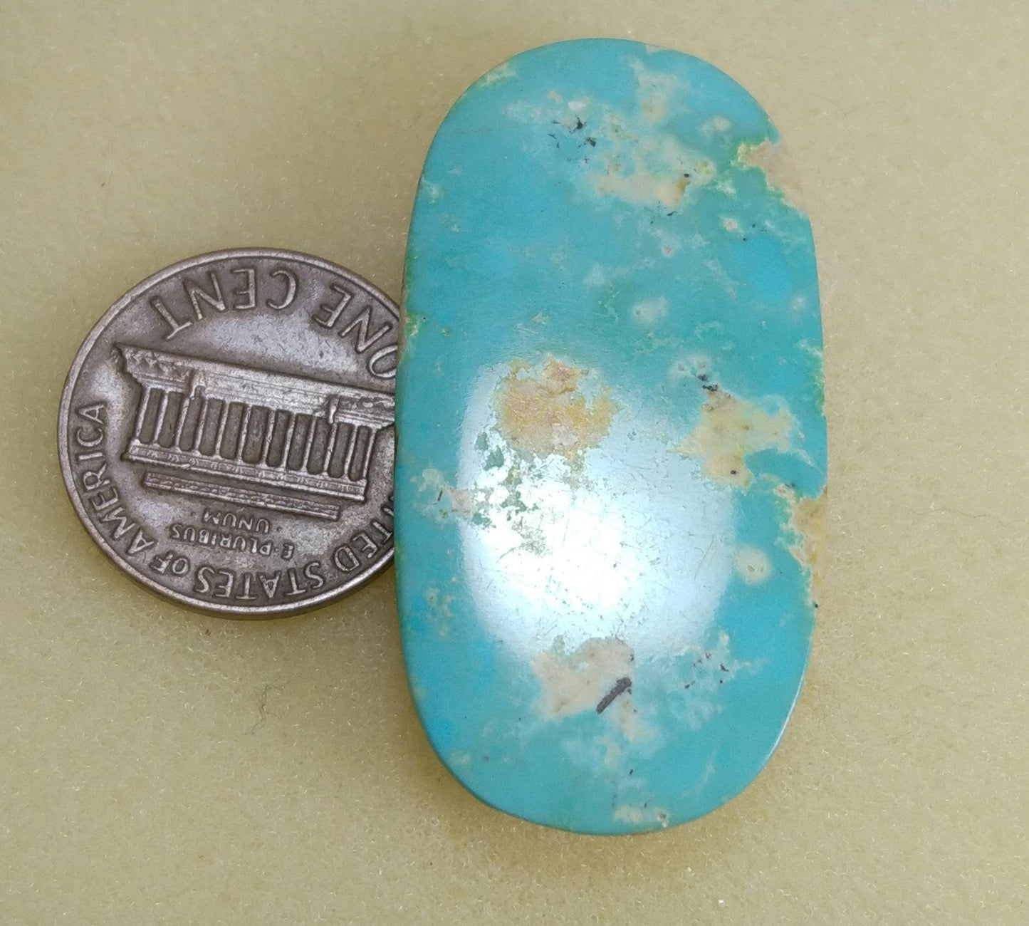 ARSAA GEMS AND MINERALSNatural top quality beautiful 52 carats untreated unheated oval shape turquoise cabochon - Premium  from ARSAA GEMS AND MINERALS - Just $50.00! Shop now at ARSAA GEMS AND MINERALS