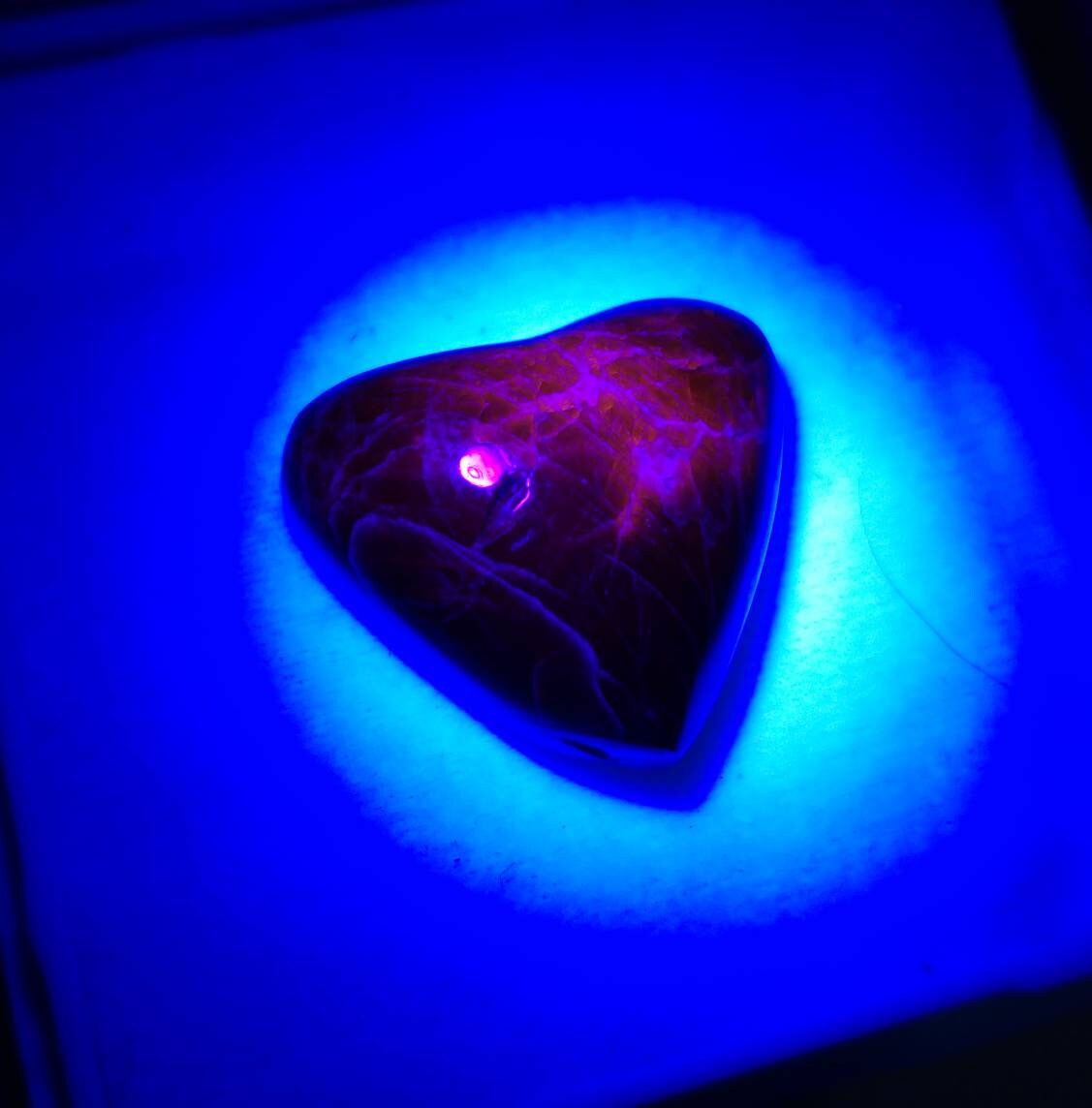 ARSAA GEMS AND MINERALSNatural fine quality beautiful 30 carats heart shape UV reactive afghan hauyne var.lazurite cabochon - Premium  from ARSAA GEMS AND MINERALS - Just $30.00! Shop now at ARSAA GEMS AND MINERALS