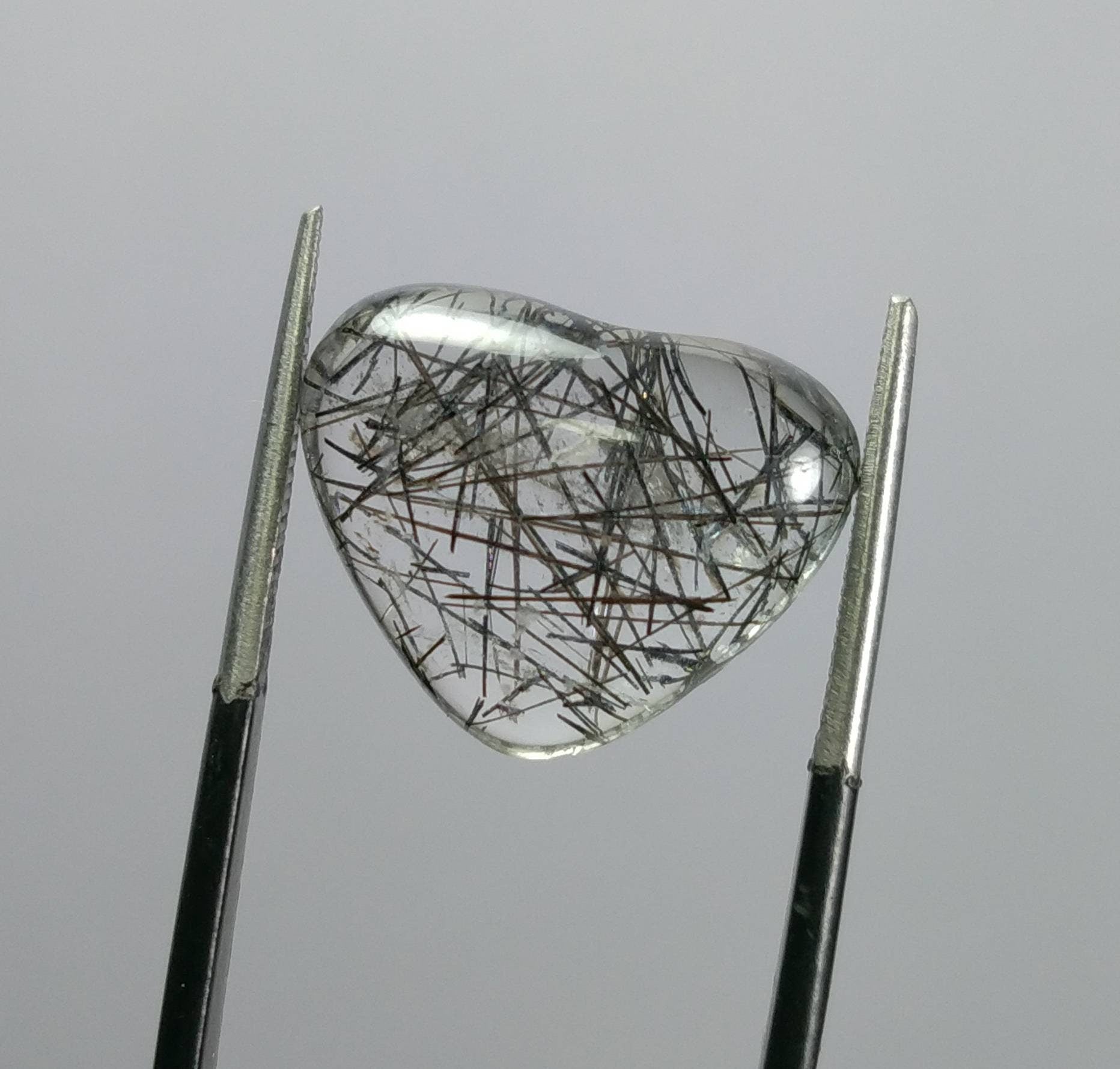ARSAA GEMS AND MINERALSNatural fine quality beautiful 21 carats small jewelry set heart shapes black tourmaline included quartz Cabochons - Premium  from ARSAA GEMS AND MINERALS - Just $18.00! Shop now at ARSAA GEMS AND MINERALS