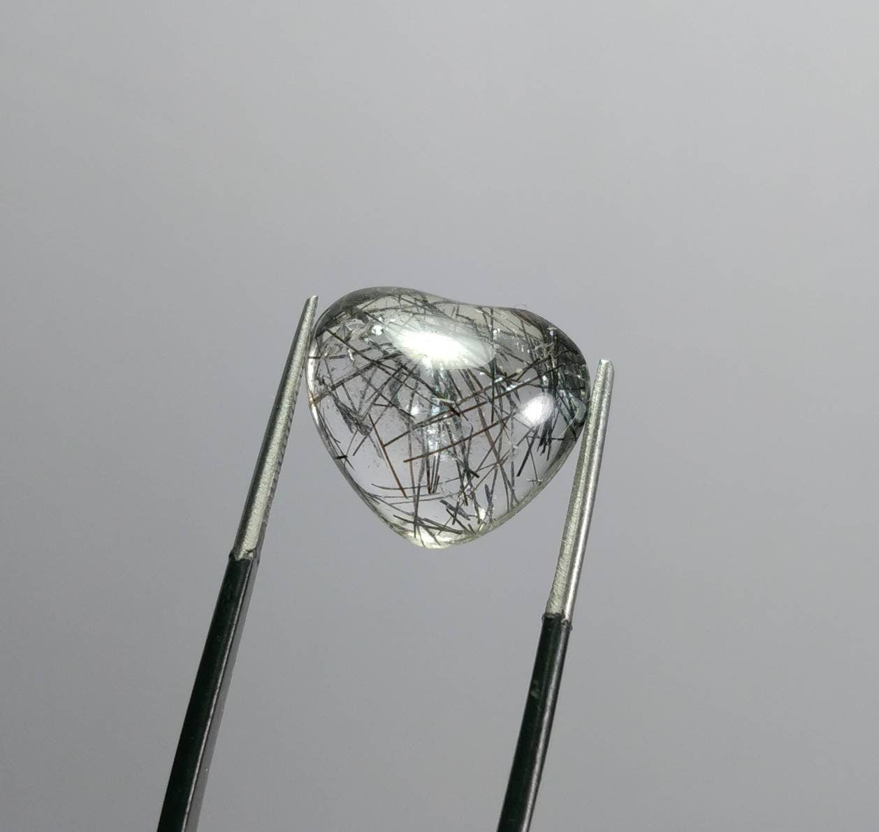 ARSAA GEMS AND MINERALSNatural fine quality beautiful 29 carat small jewelry set heart shapes black tourmaline included quartz Cabochons - Premium  from ARSAA GEMS AND MINERALS - Just $25.00! Shop now at ARSAA GEMS AND MINERALS