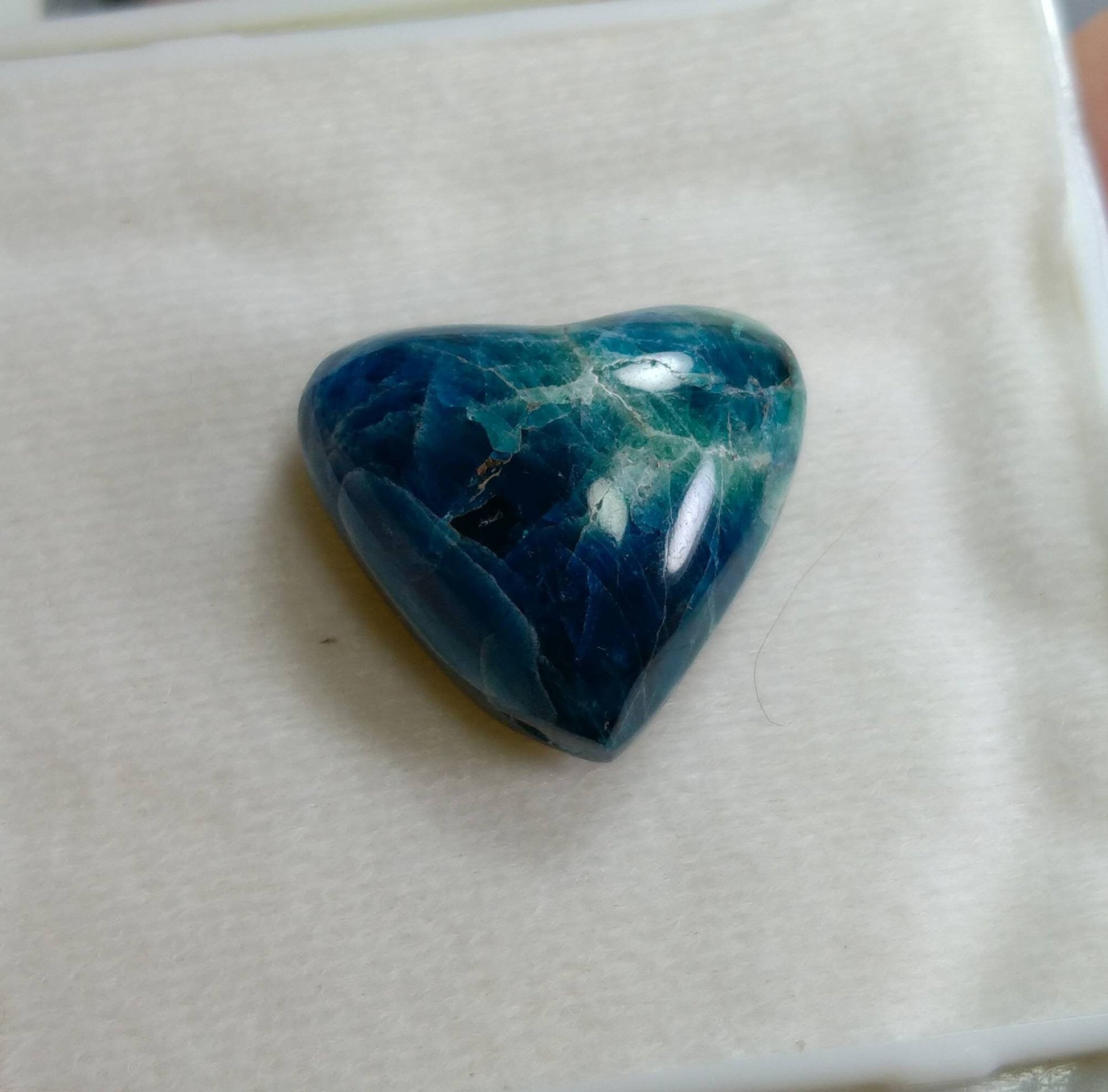 ARSAA GEMS AND MINERALSNatural fine quality beautiful 30 carats heart shape UV reactive afghan hauyne var.lazurite cabochon - Premium  from ARSAA GEMS AND MINERALS - Just $30.00! Shop now at ARSAA GEMS AND MINERALS