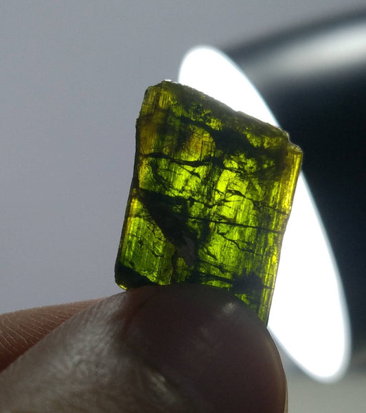ARSAA GEMS AND MINERALSNatural clear aesthetic 2 gram Beautiful perfectly terminated pleochroic epidote crystal - Premium  from ARSAA GEMS AND MINERALS - Just $20.00! Shop now at ARSAA GEMS AND MINERALS