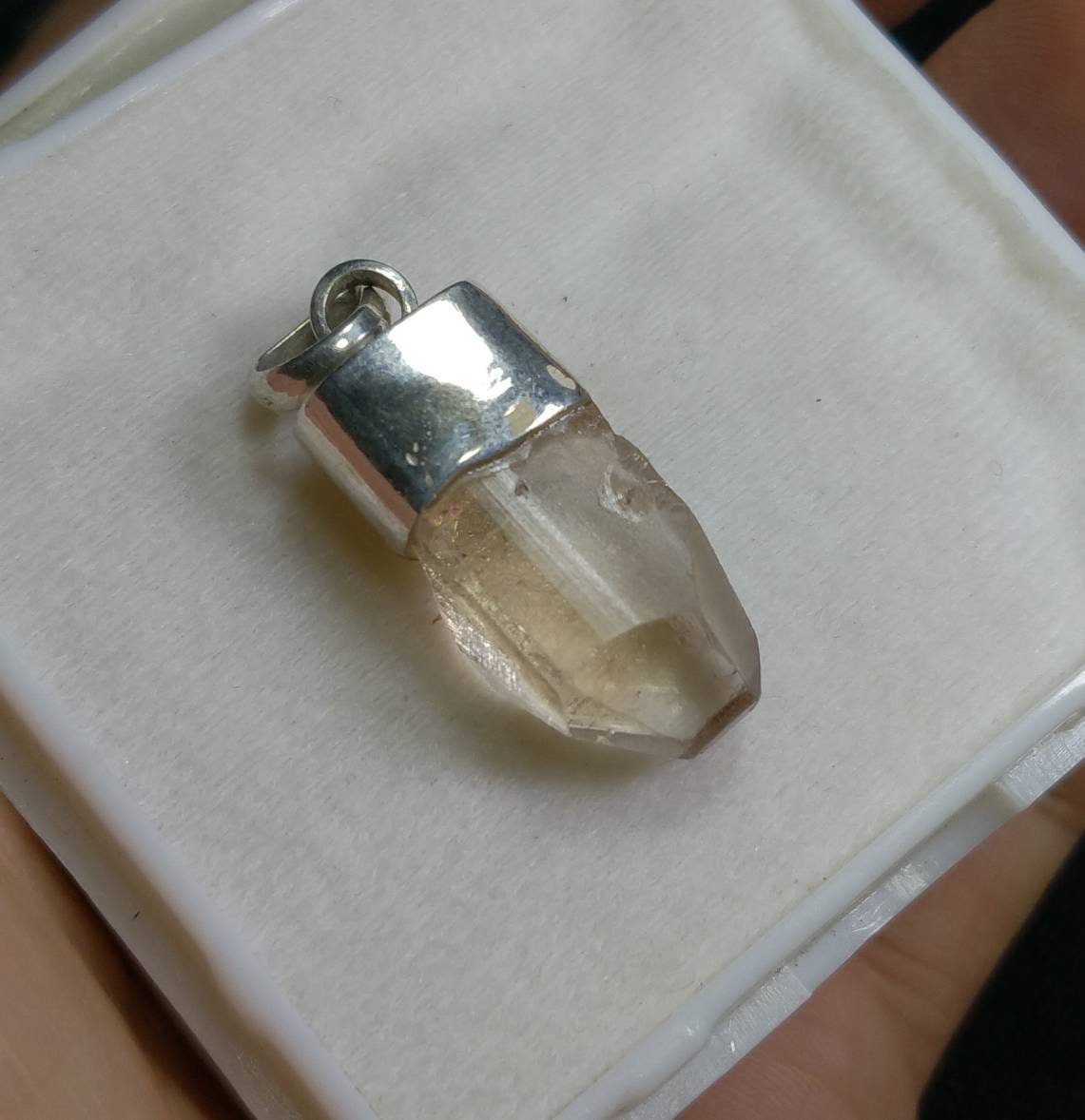 ARSAA GEMS AND MINERALSNatural aesthetic Beautiful silver pendant of topaz crystal - Premium  from ARSAA GEMS AND MINERALS - Just $20.00! Shop now at ARSAA GEMS AND MINERALS