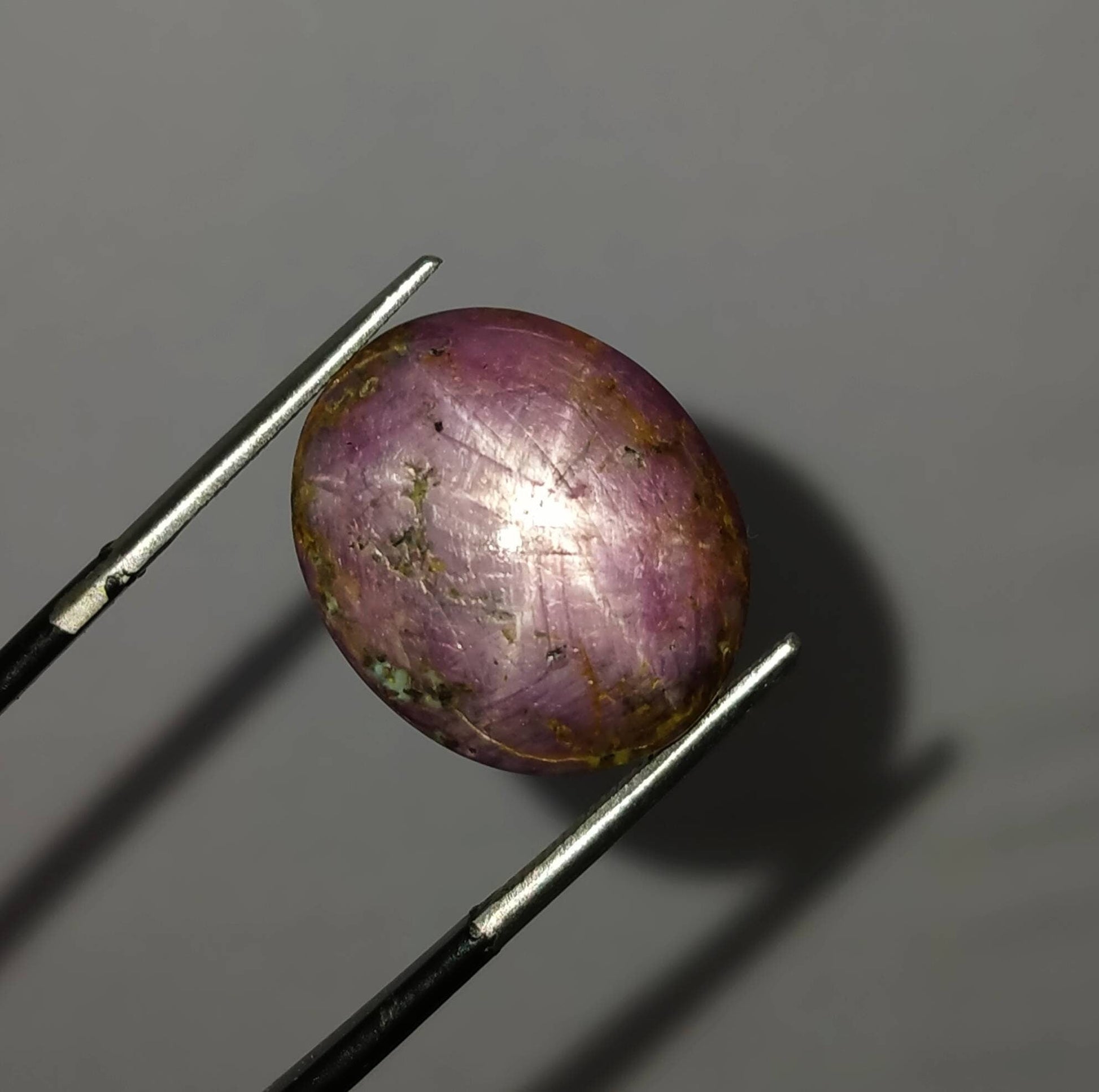 ARSAA GEMS AND MINERALSNatural aesthetic Beautiful 25 carats uv reactive star ruby cabochon - Premium  from ARSAA GEMS AND MINERALS - Just $50.00! Shop now at ARSAA GEMS AND MINERALS
