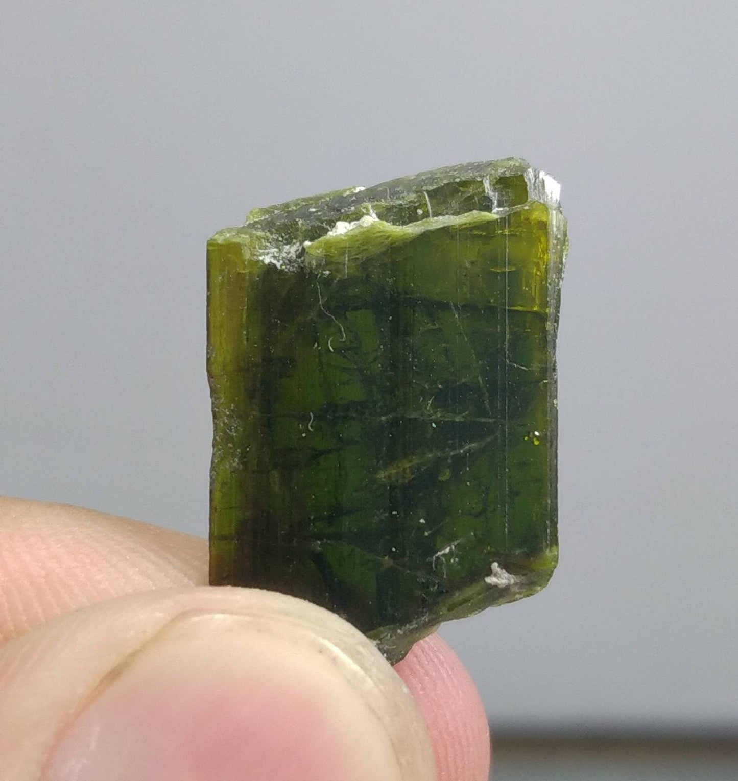 ARSAA GEMS AND MINERALSNatural clear aesthetic 2 gram Beautiful perfectly terminated pleochroic epidote crystal - Premium  from ARSAA GEMS AND MINERALS - Just $20.00! Shop now at ARSAA GEMS AND MINERALS
