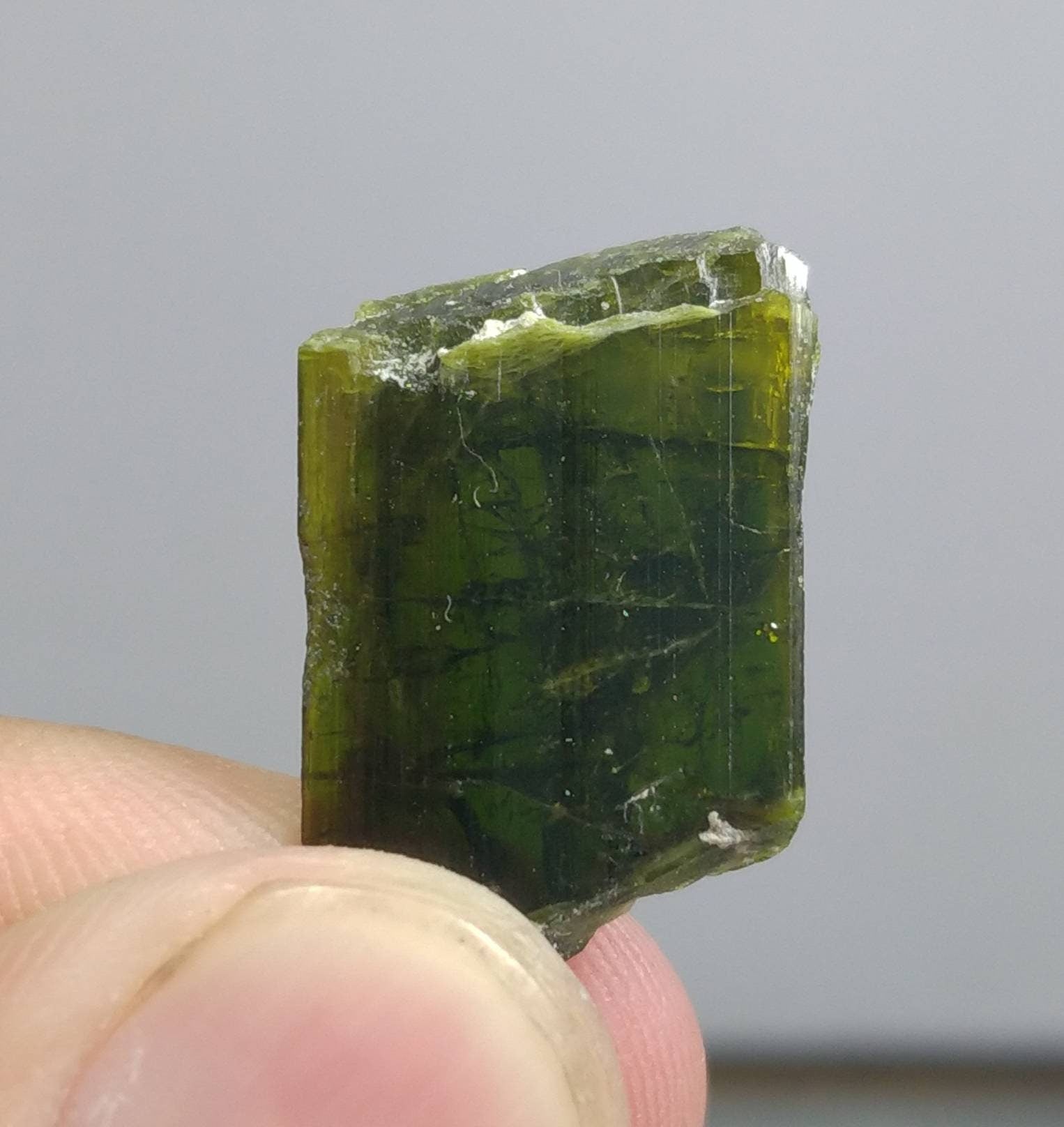 ARSAA GEMS AND MINERALSNatural clear aesthetic 2 gram Beautiful perfectly terminated pleochroic epidote crystal - Premium  from ARSAA GEMS AND MINERALS - Just $20.00! Shop now at ARSAA GEMS AND MINERALS