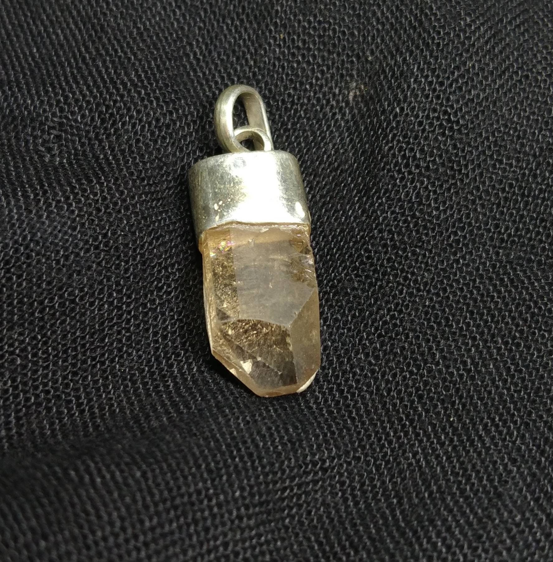 ARSAA GEMS AND MINERALSNatural aesthetic Beautiful silver pendant of topaz crystal - Premium  from ARSAA GEMS AND MINERALS - Just $20.00! Shop now at ARSAA GEMS AND MINERALS