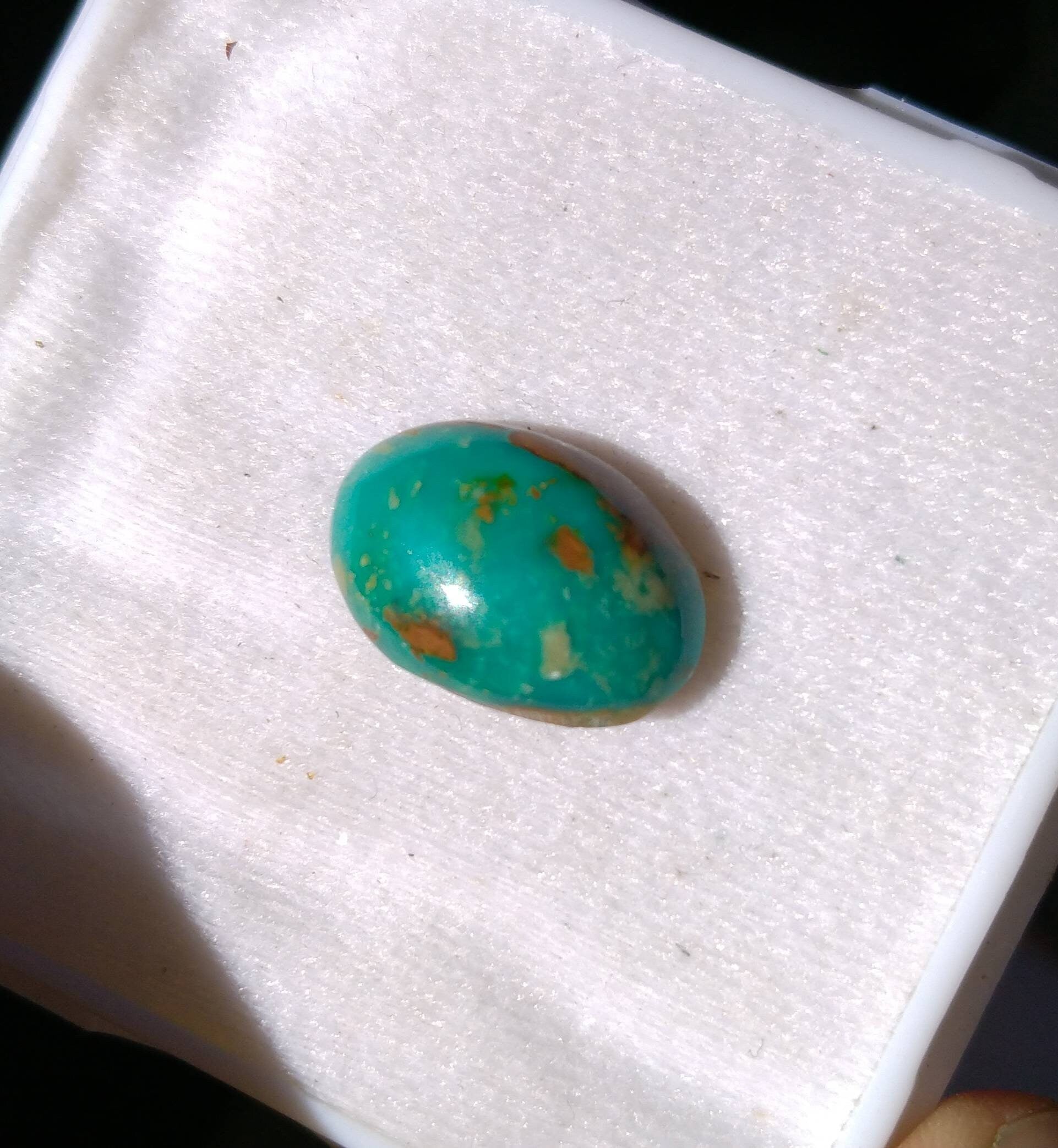 ARSAA GEMS AND MINERALSNatural fine quality beautiful 13 carats oval shape untreated unheated blue turquoise cabochon - Premium  from ARSAA GEMS AND MINERALS - Just $15.00! Shop now at ARSAA GEMS AND MINERALS