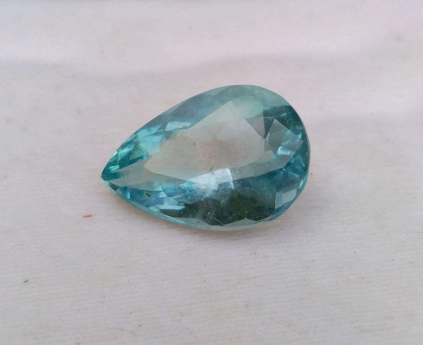 ARSAA GEMS AND MINERALSNatural fine quality beautiful 12.5 carats VV clarity faceted pear shape blue fluorite gem - Premium  from ARSAA GEMS AND MINERALS - Just $25.00! Shop now at ARSAA GEMS AND MINERALS
