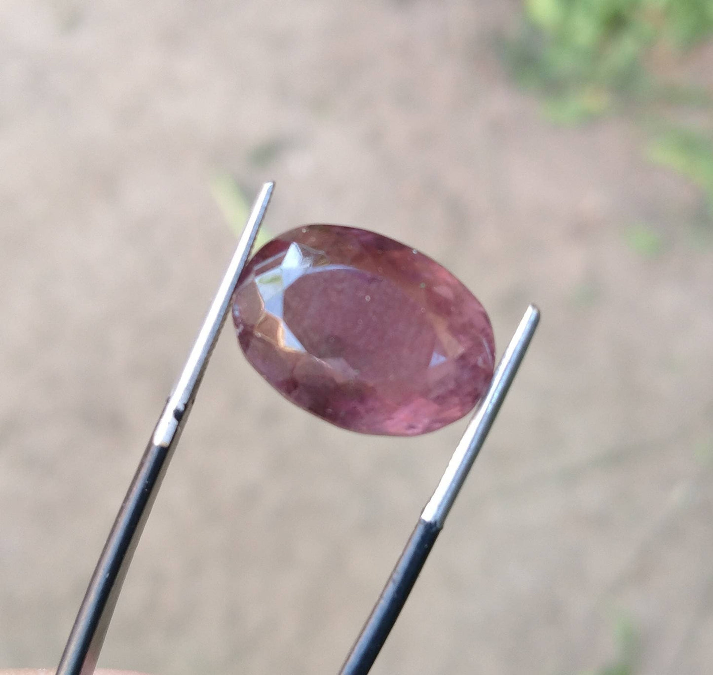 ARSAA GEMS AND MINERALSNatural top quality beautiful 14 carats oval shape deep purple VV clarity faceted amethyst gem - Premium  from ARSAA GEMS AND MINERALS - Just $40.00! Shop now at ARSAA GEMS AND MINERALS