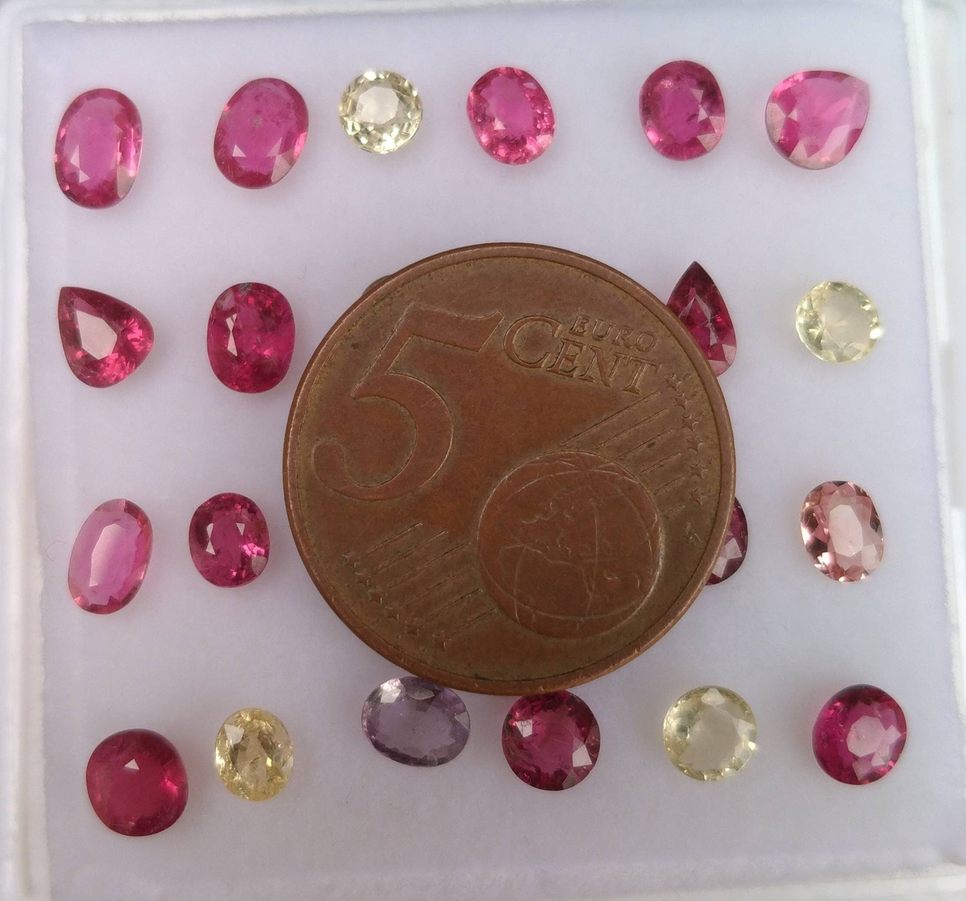 ARSAA GEMS AND MINERALSNatural top quality beautiful 8.5 carats VV clarity faceted small lot small sized multicolor Tourmaline gems - Premium  from ARSAA GEMS AND MINERALS - Just $50.00! Shop now at ARSAA GEMS AND MINERALS