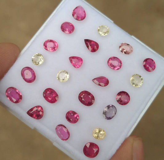 ARSAA GEMS AND MINERALSNatural top quality beautiful 8.5 carats VV clarity faceted small lot small sized multicolor Tourmaline gems - Premium  from ARSAA GEMS AND MINERALS - Just $50.00! Shop now at ARSAA GEMS AND MINERALS