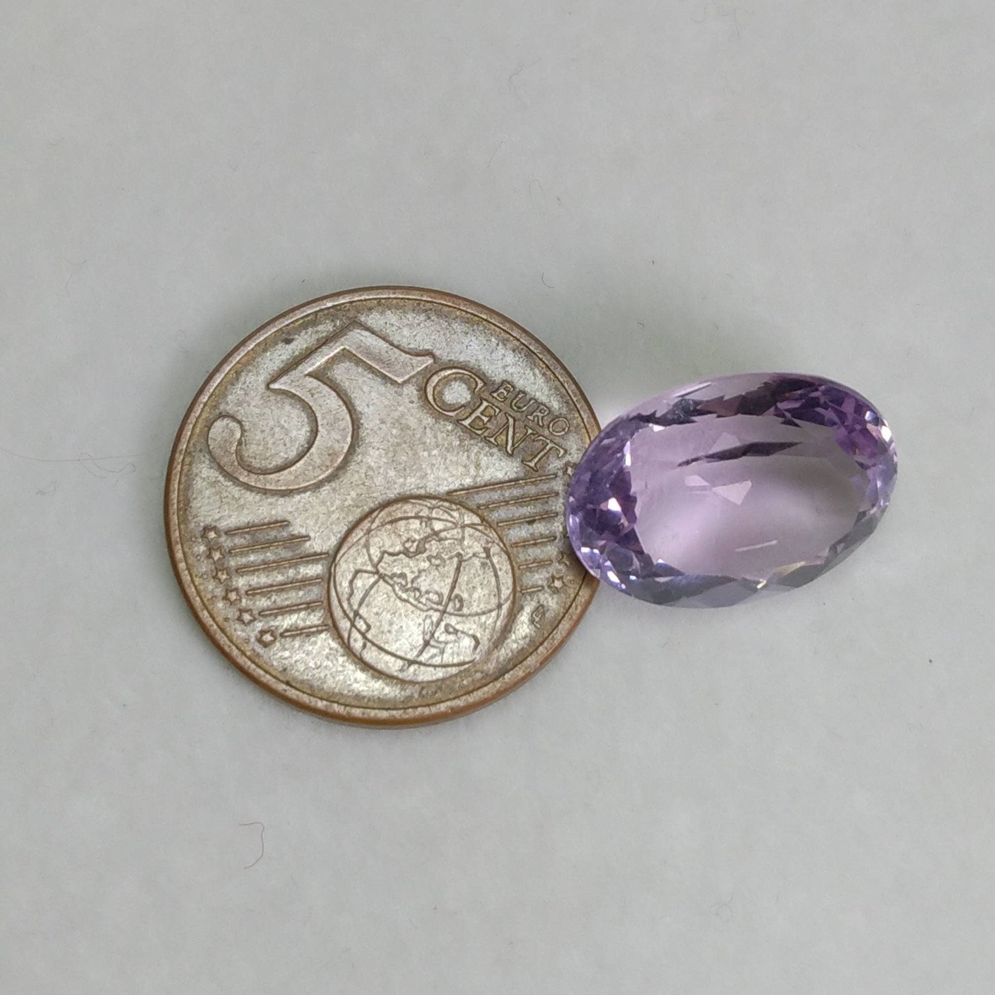 ARSAA GEMS AND MINERALSNatural fine quality beautiful 9.5 carats VV clarity faceted oval shape amethyst gem - Premium  from ARSAA GEMS AND MINERALS - Just $18.00! Shop now at ARSAA GEMS AND MINERALS
