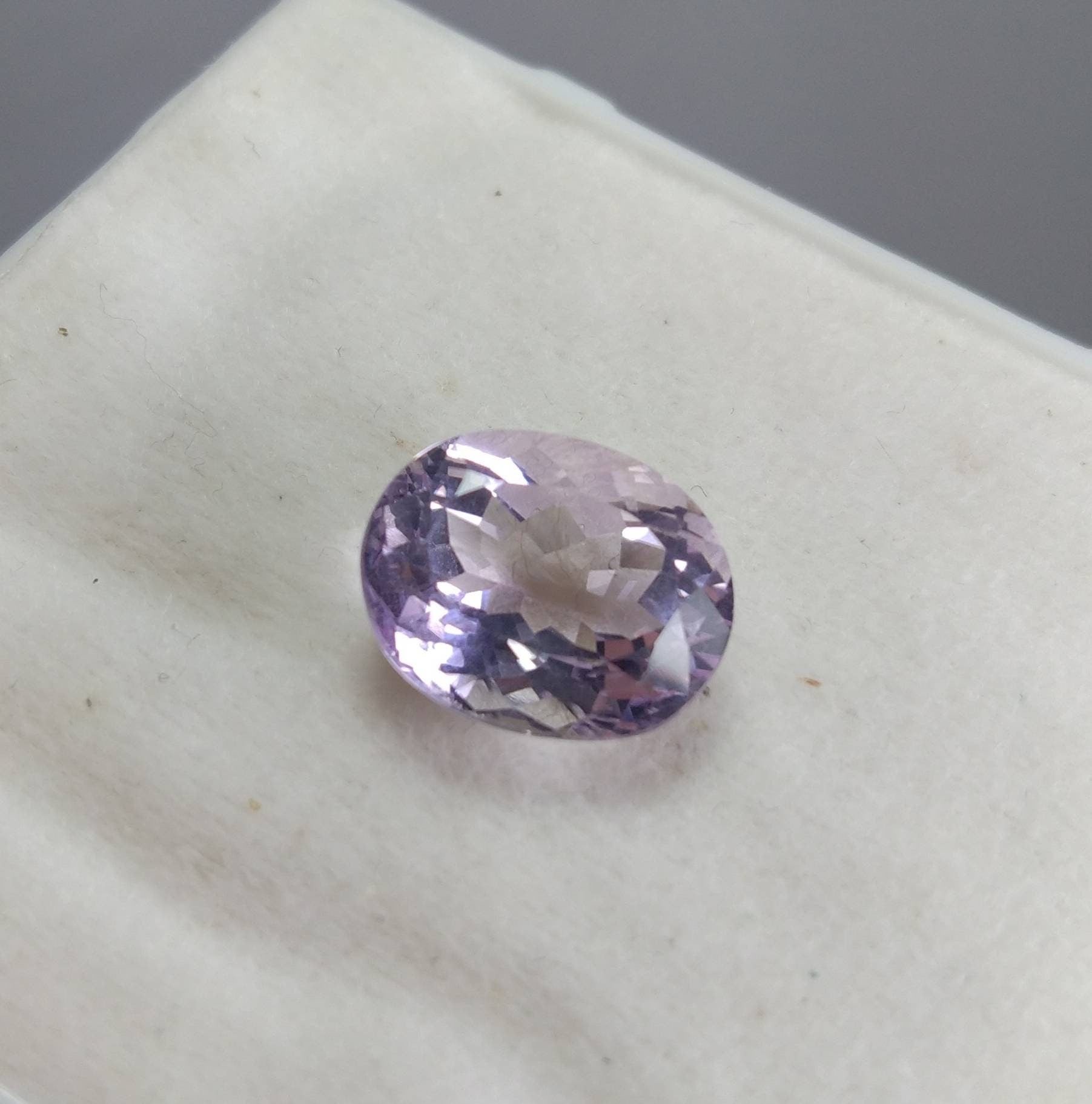 ARSAA GEMS AND MINERALSNatural fine quality beautiful 9 carats VV clarity faceted oval shape amethyst gem - Premium  from ARSAA GEMS AND MINERALS - Just $18.00! Shop now at ARSAA GEMS AND MINERALS