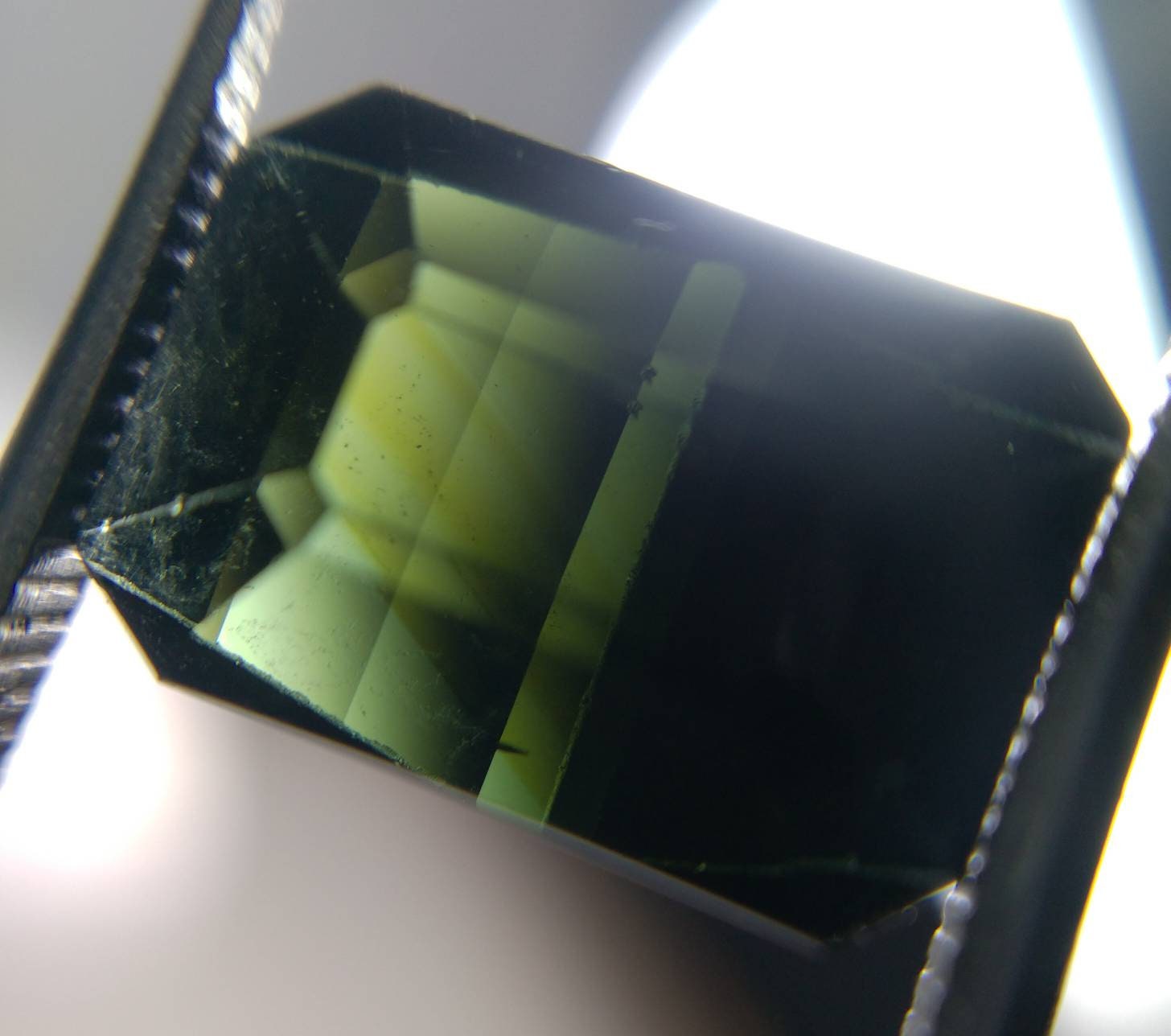 ARSAA GEMS AND MINERALSNatural top quality beautiful 6 carats faceted radiant shape dark green tourmaline gem - Premium  from ARSAA GEMS AND MINERALS - Just $30.00! Shop now at ARSAA GEMS AND MINERALS