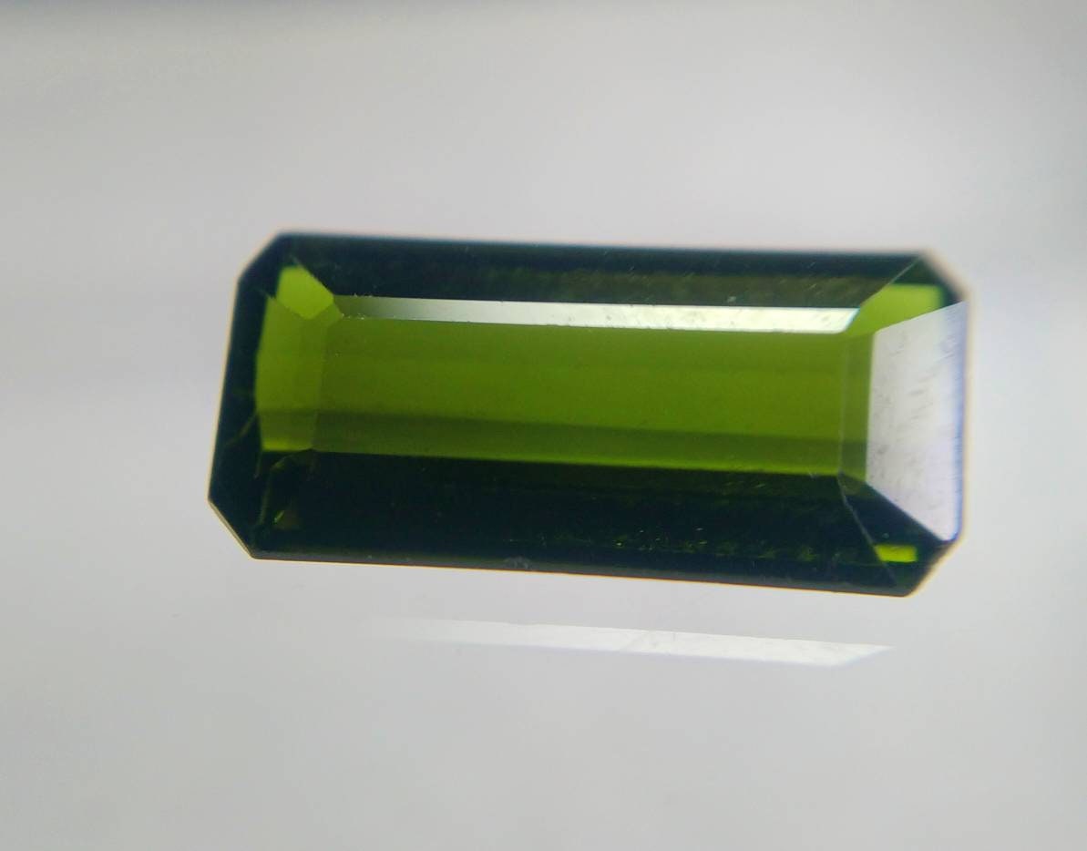 ARSAA GEMS AND MINERALSNatural top quality beautiful 2.5 carats faceted radiant shape dark green tourmaline gem - Premium  from ARSAA GEMS AND MINERALS - Just $13.00! Shop now at ARSAA GEMS AND MINERALS