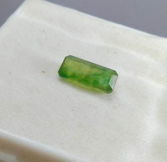 ARSAA GEMS AND MINERALSNatural fine quality beautiful 6 carats green radiant cut shape Faceted hydrograssular garnet gem - Premium  from ARSAA GEMS AND MINERALS - Just $18.00! Shop now at ARSAA GEMS AND MINERALS