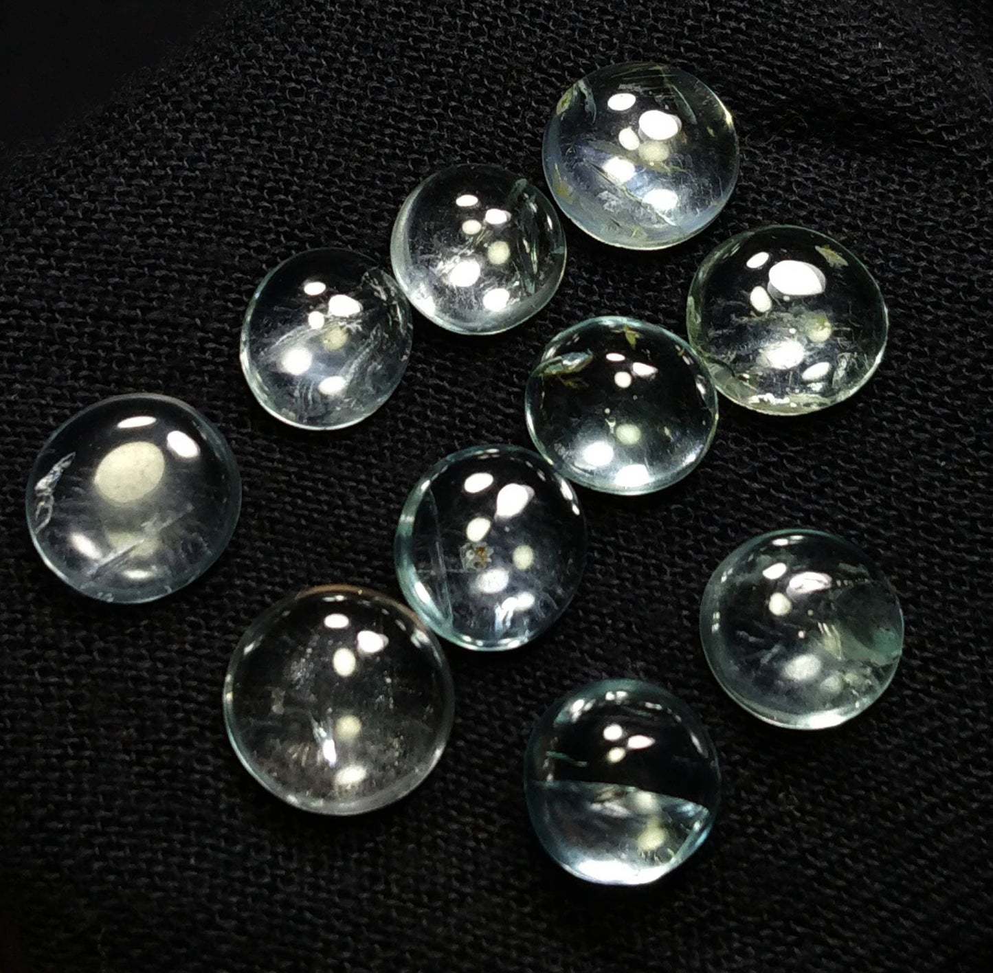 ARSAA GEMS AND MINERALSNatural fine quality beautiful 32 carats small lot of light blue color oval shapes aquamarine cabochons - Premium  from ARSAA GEMS AND MINERALS - Just $50.00! Shop now at ARSAA GEMS AND MINERALS