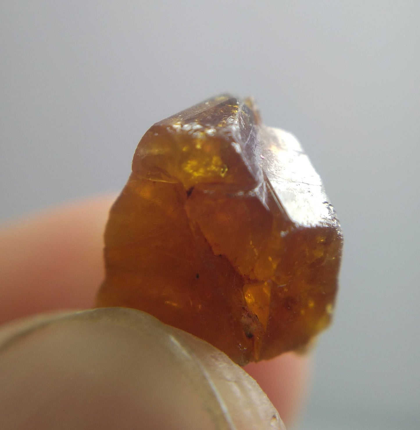 ARSAA GEMS AND MINERALSNatural 1.8 gram thumbnail sized rare gemmy Crystal of rare Bastnaesite from zagi mountain - Premium  from ARSAA GEMS AND MINERALS - Just $25.00! Shop now at ARSAA GEMS AND MINERALS