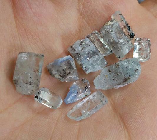 ARSAA GEMS AND MINERALSNatural high quality beautiful very rare 10.5 grams light blue small sized small lot of tantalite columbite included aquamarine crystals - Premium  from ARSAA GEMS AND MINERALS - Just $150.00! Shop now at ARSAA GEMS AND MINERALS
