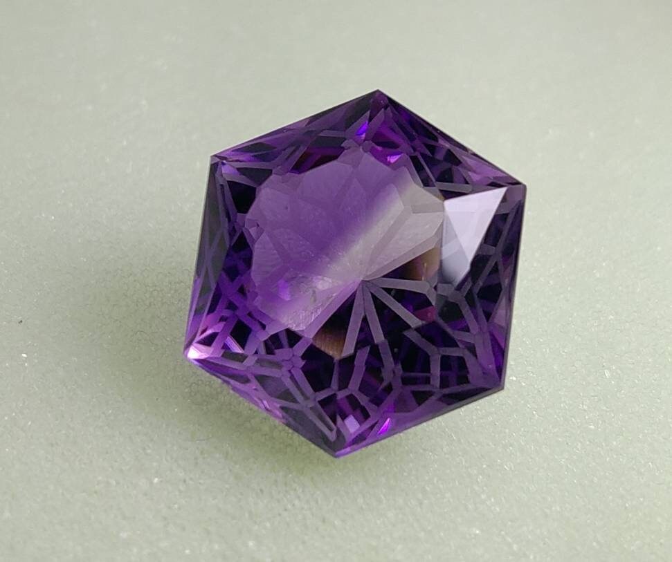 ARSAA GEMS AND MINERALSNatural fine quality beautiful 20 carats deep purple color AAA clarity faceted amethyst gem - Premium  from ARSAA GEMS AND MINERALS - Just $30.00! Shop now at ARSAA GEMS AND MINERALS
