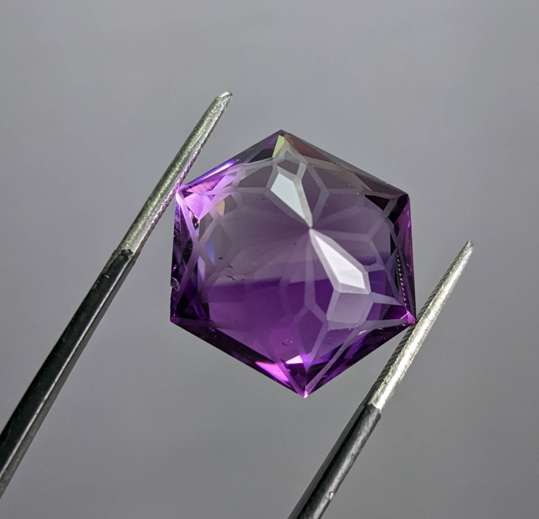 ARSAA GEMS AND MINERALSNatural fine quality beautiful 20 carats deep purple color AAA clarity faceted amethyst gem - Premium  from ARSAA GEMS AND MINERALS - Just $30.00! Shop now at ARSAA GEMS AND MINERALS