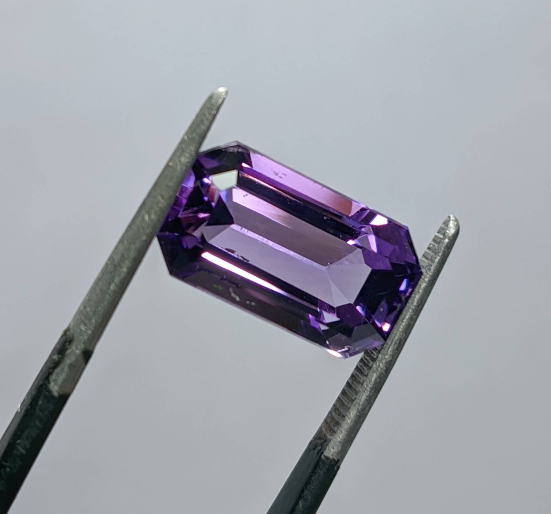 ARSAA GEMS AND MINERALSNatural fine quality beautiful 5 carats deep purple color AAA clarity faceted amethyst gem - Premium  from ARSAA GEMS AND MINERALS - Just $12.00! Shop now at ARSAA GEMS AND MINERALS