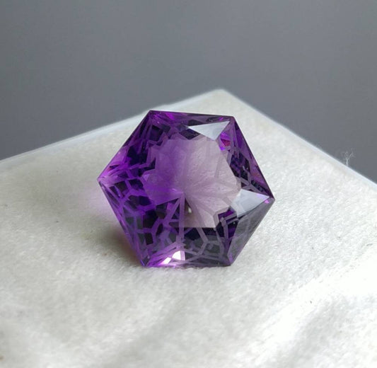 ARSAA GEMS AND MINERALSNatural fine quality beautiful 20 carats deep purple color AAA clarity faceted amethyst gem - Premium  from ARSAA GEMS AND MINERALS - Just $30.00! Shop now at ARSAA GEMS AND MINERALS