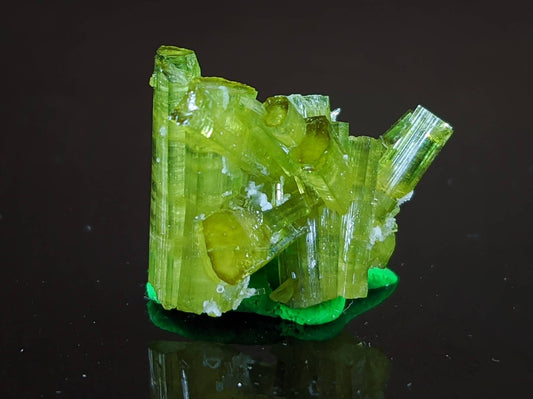 ARSAA GEMS AND MINERALSGreen tourmaline terminated cluster from Skardu GilgitBaltistan Pakistan, weight 3.7 grams - Premium  from ARSAA GEMS AND MINERALS - Just $30.00! Shop now at ARSAA GEMS AND MINERALS