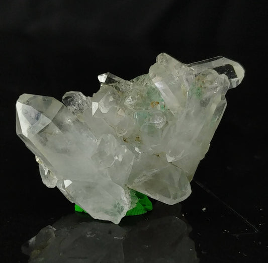 ARSAA GEMS AND MINERALSGreen fuchite inclusion quartz cluster from Balochistan Pakistan - Premium  from ARSAA GEMS AND MINERALS - Just $25.00! Shop now at ARSAA GEMS AND MINERALS