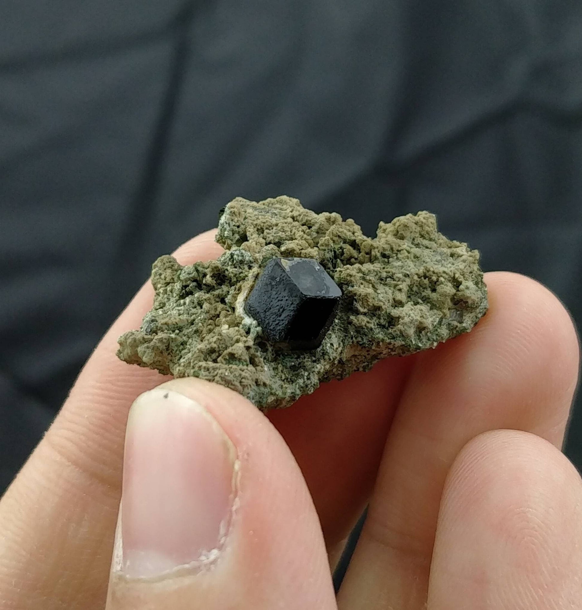 ARSAA GEMS AND MINERALSNatural good quality beautiful 7 grams andradite garnet crystal on matrix - Premium  from ARSAA GEMS AND MINERALS - Just $15.00! Shop now at ARSAA GEMS AND MINERALS