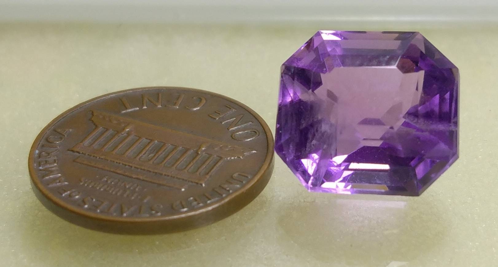 ARSAA GEMS AND MINERALSNatural top quality beautiful 12 carats eyeclartiy clean faceted asscher shape amethyst gem - Premium  from ARSAA GEMS AND MINERALS - Just $24.00! Shop now at ARSAA GEMS AND MINERALS