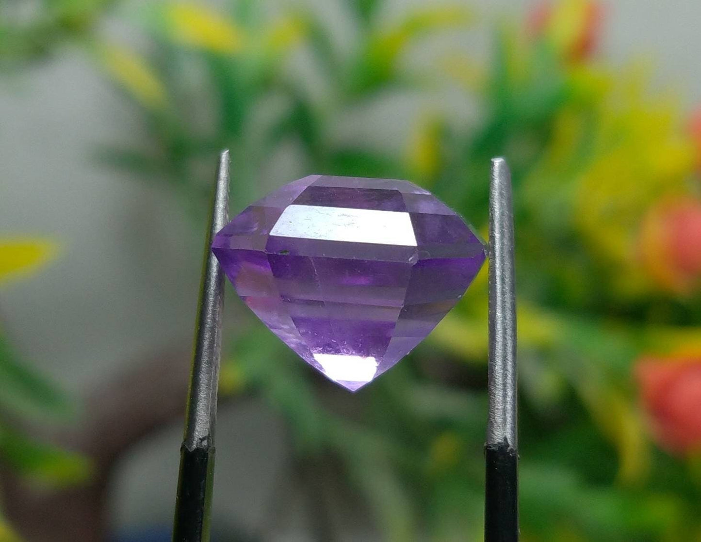 ARSAA GEMS AND MINERALSNatural top quality beautiful 12 carats eyeclartiy clean faceted asscher shape amethyst gem - Premium  from ARSAA GEMS AND MINERALS - Just $24.00! Shop now at ARSAA GEMS AND MINERALS