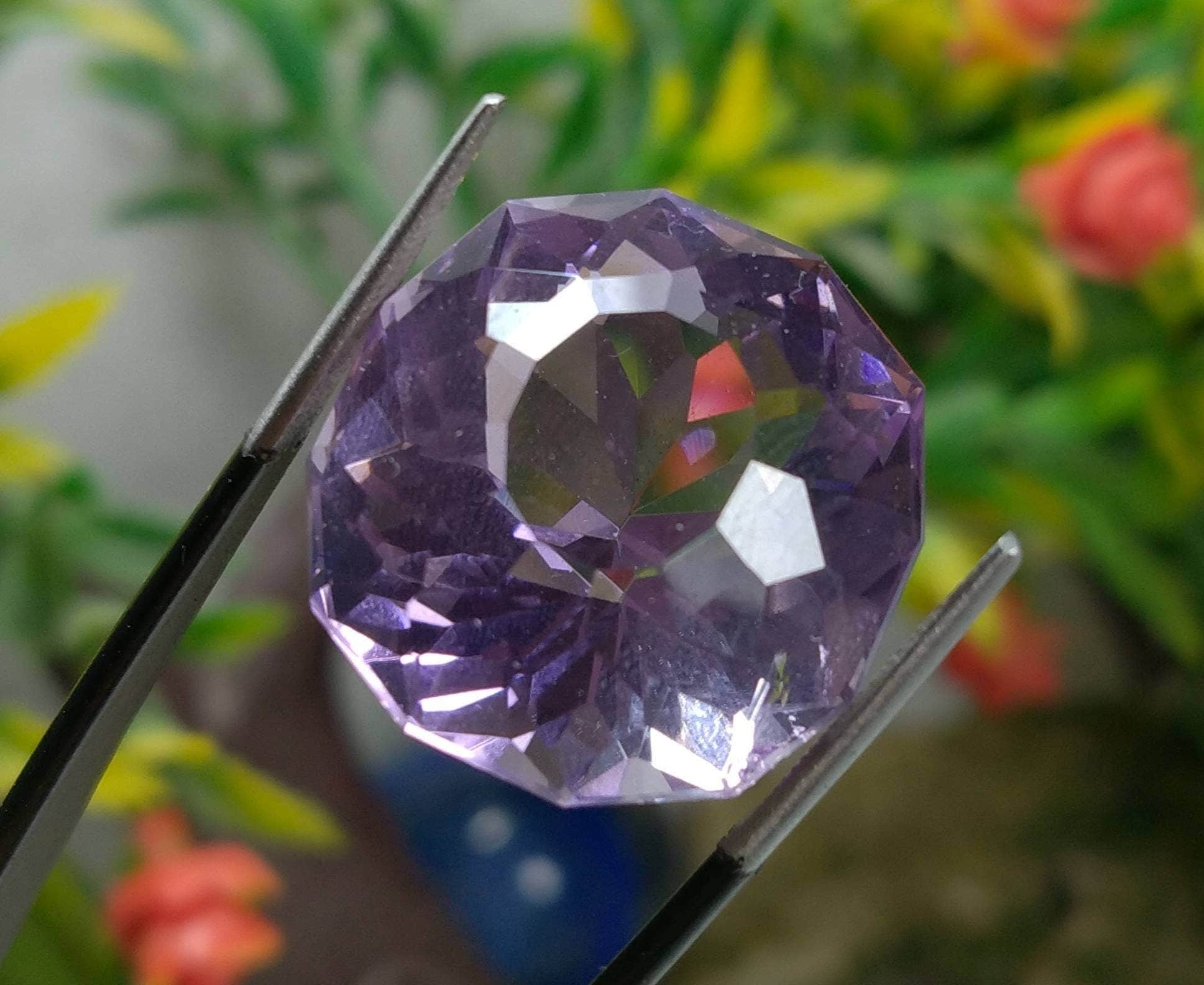 ARSAA GEMS AND MINERALSNatural top quality beautiful 32 carats eyeclartiy clean faceted cushion shape amethyst gem - Premium  from ARSAA GEMS AND MINERALS - Just $48.00! Shop now at ARSAA GEMS AND MINERALS