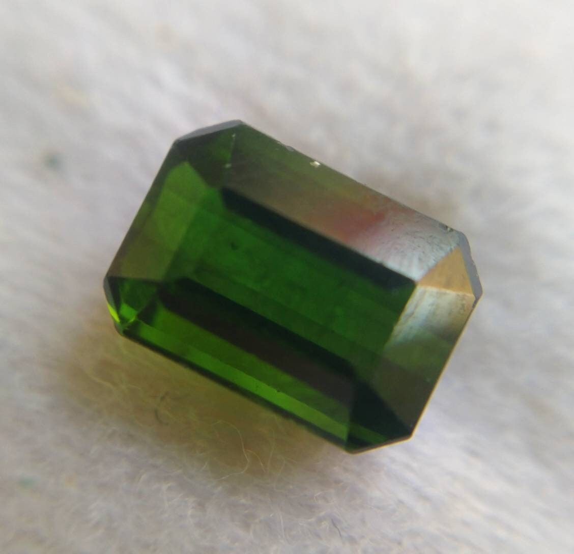 ARSAA GEMS AND MINERALSNatural top quality beautiful 3 carats VV clarity faceted radiant shape green Tourmaline gem - Premium  from ARSAA GEMS AND MINERALS - Just $30.00! Shop now at ARSAA GEMS AND MINERALS